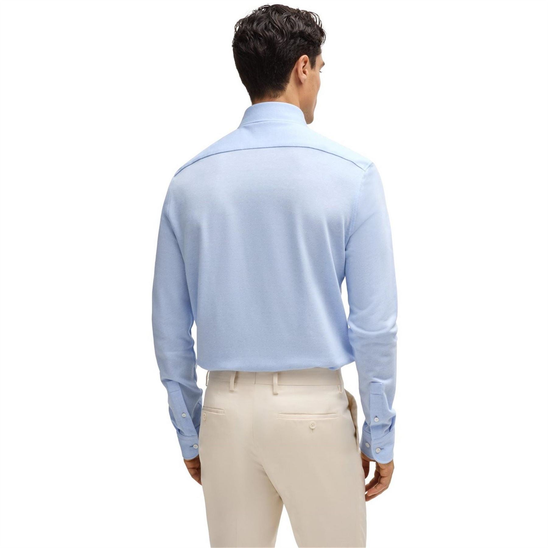 Boss Hbb Chal Spread Plain Long Sleeve Shirt