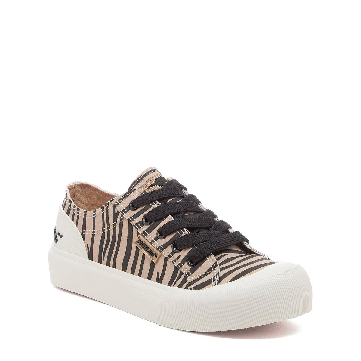 Rocket Dog Jazzin Plus A Zebra Patterned Lace-Up Sneakers