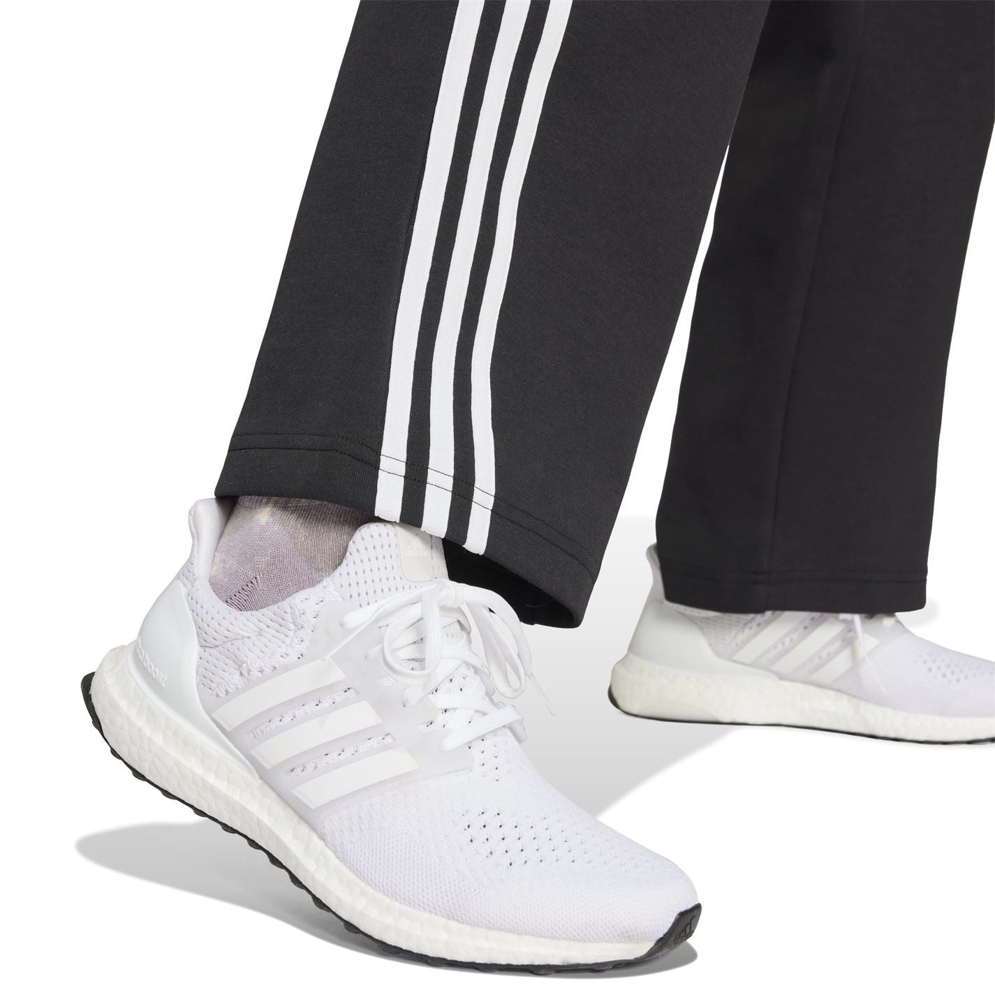 adidas Womens Future Icons 3 Stripes Open Hem Joggers