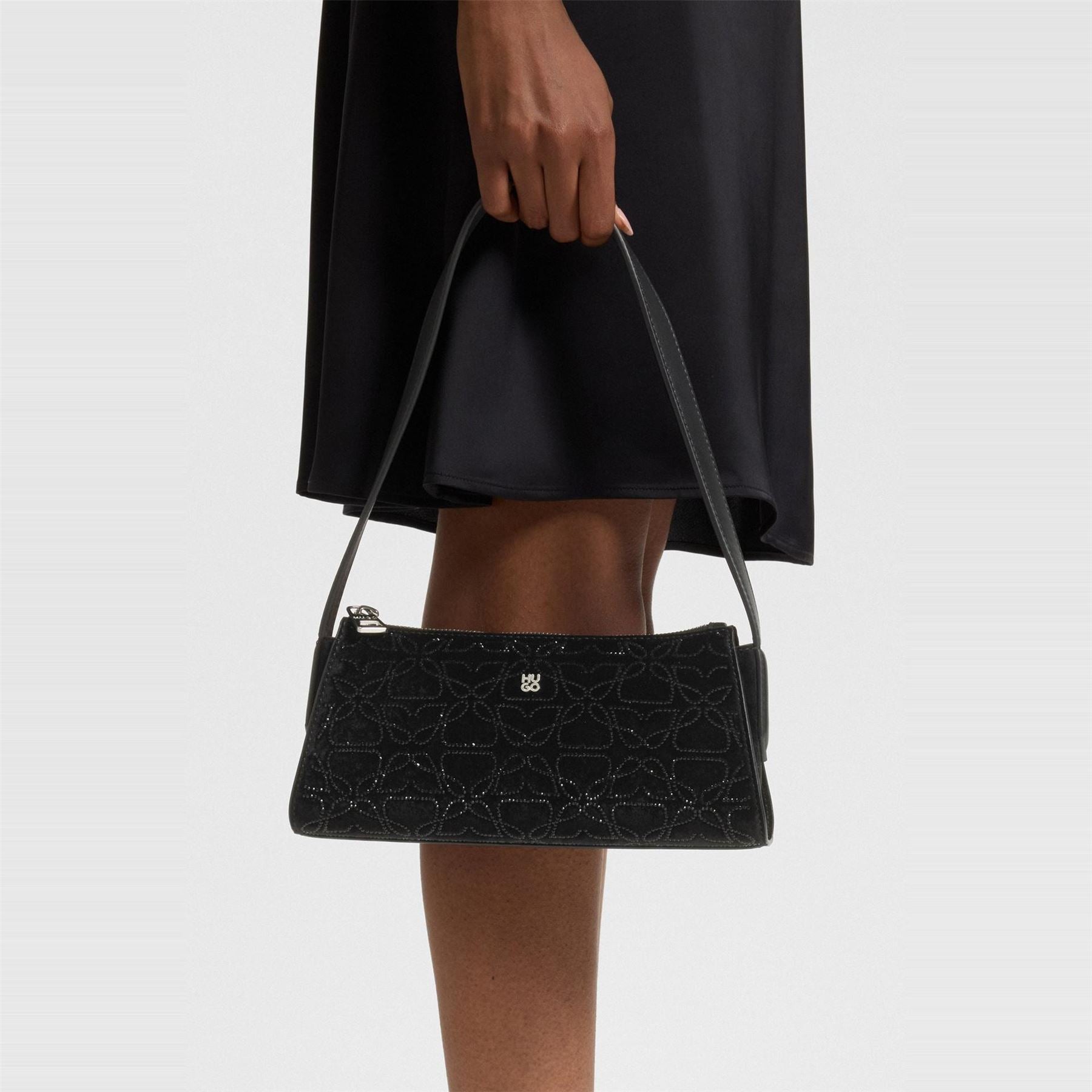 Hugo Chris 2.0 Velvet Touch Hobo Bag