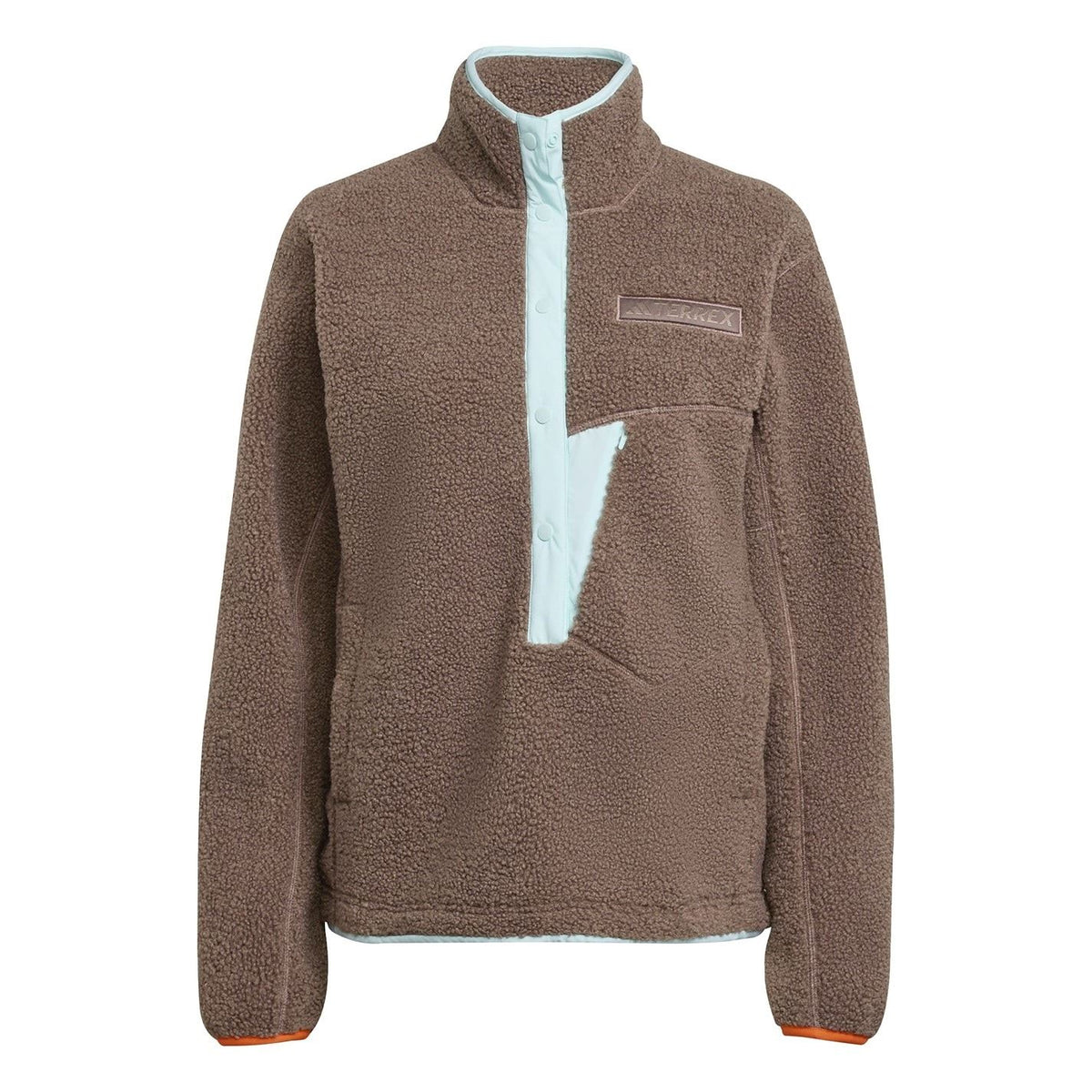 adidas Womens Terrex Xploric High Pile Fleece Pullover Sweatshirt