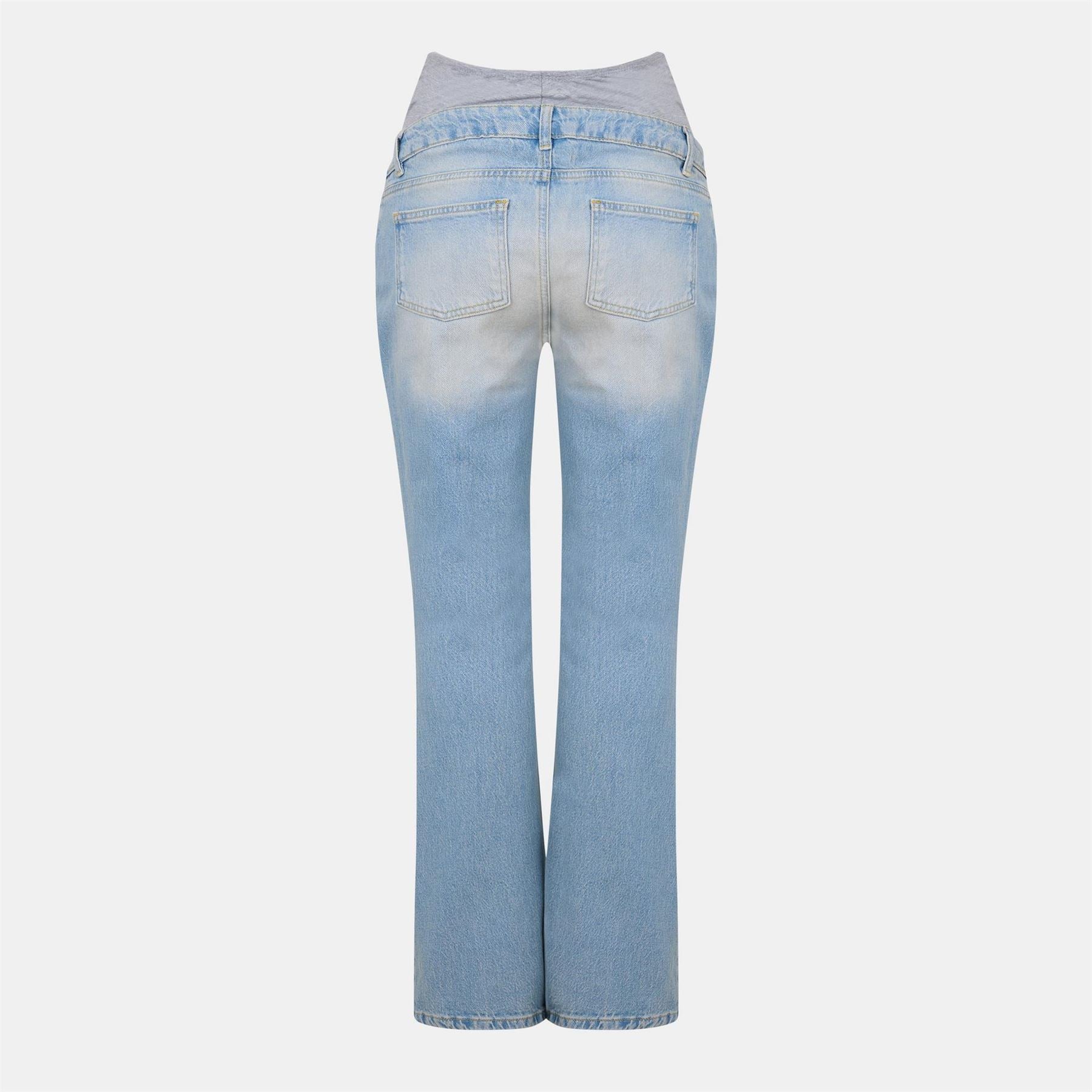 Mamalicious Flared Five Pocket Design Jeans