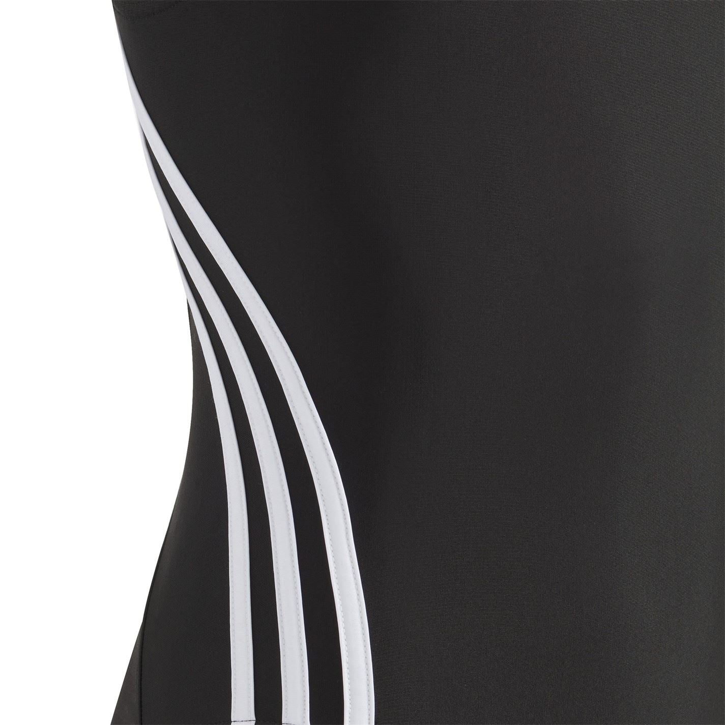 adidas Three Stripe Swimsuit Junior Girls
