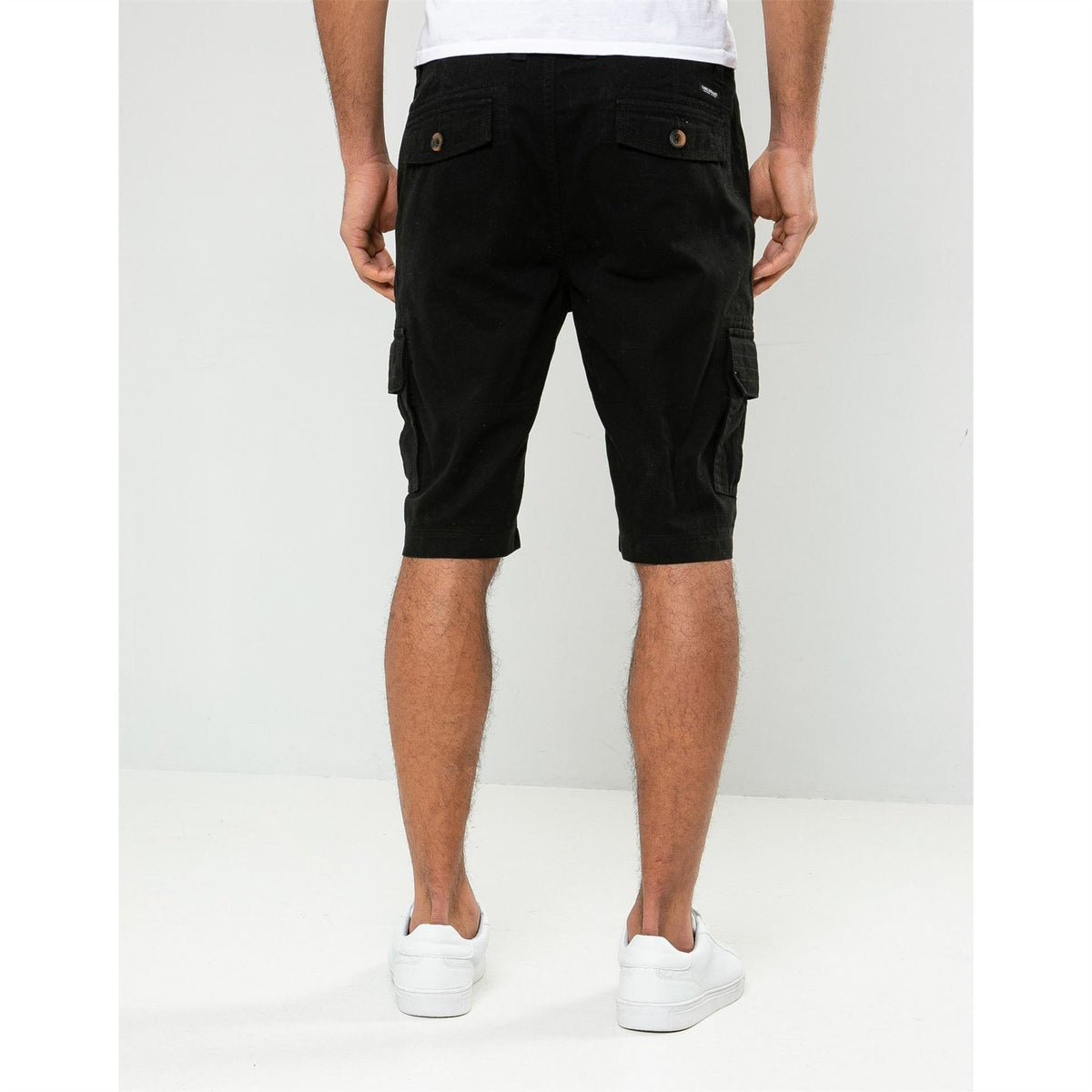 Threadbare Bute Solid Cargo Shorts