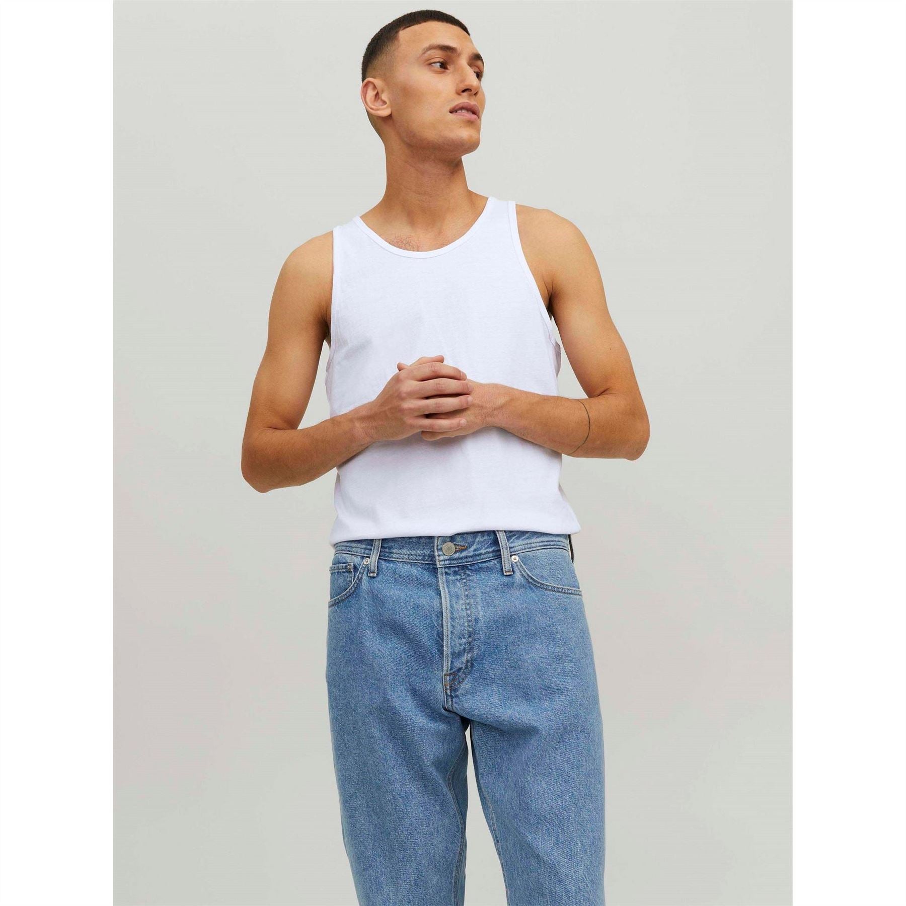 Jack and Jones 2 Pack Sleeveless Vest
