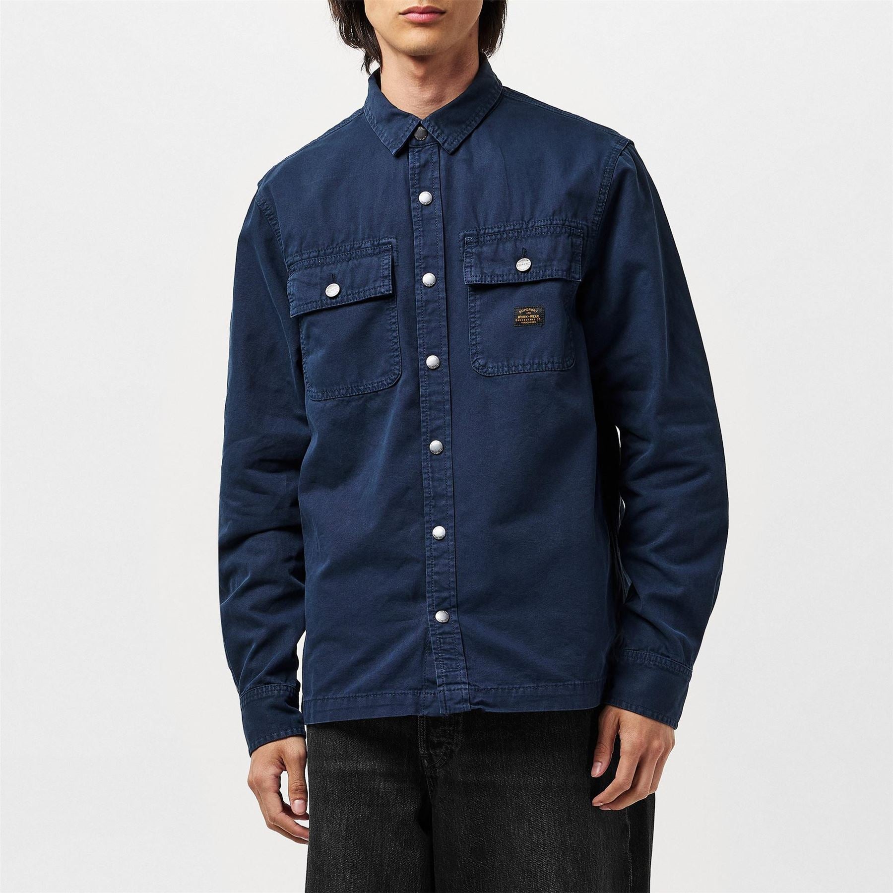 Superdry Collared Neck Regular Fit Shirt Jacket