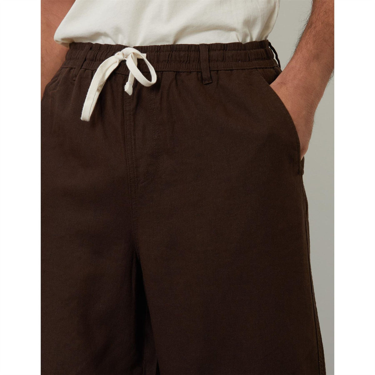 Threadbare Mrcny Lin Solid Patterned Straight Trousers