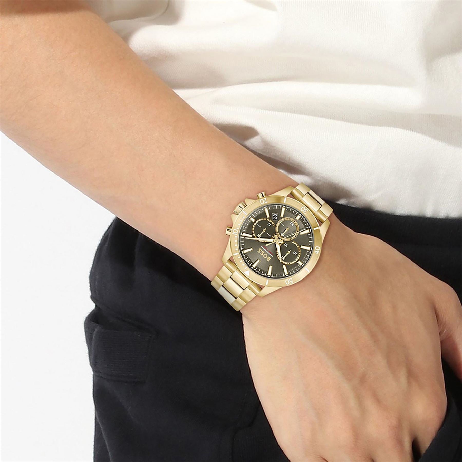 Boss Troper Chronograph 44mm Water Resistant Analogue Quartz Watch