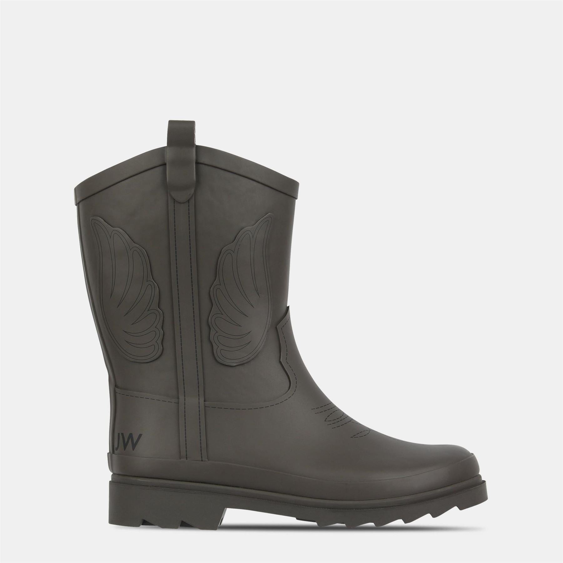 Jack Wills Cowboy Wellington Boots with Lug Sole