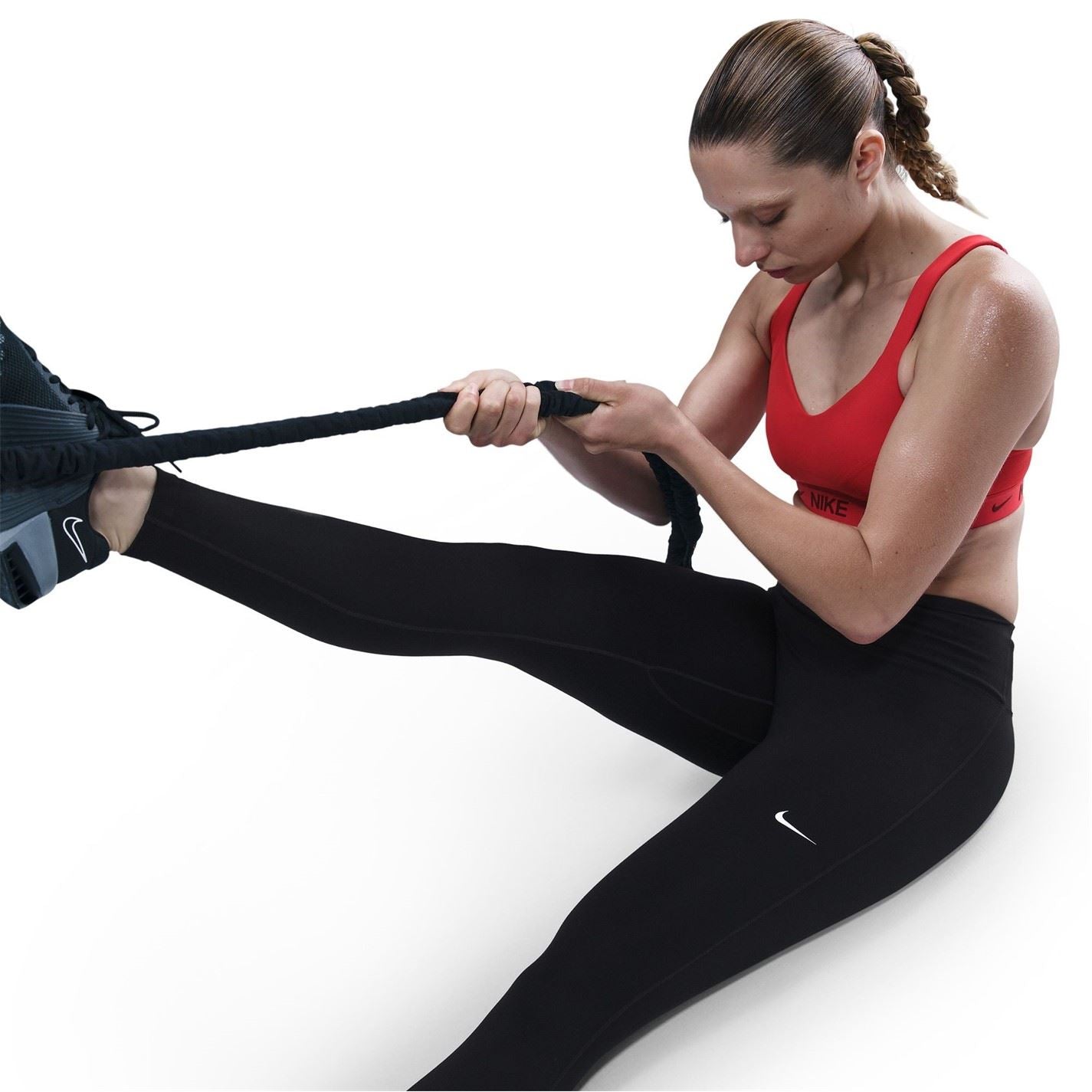 Nike Womens One Seamless Front High Waisted Leggings