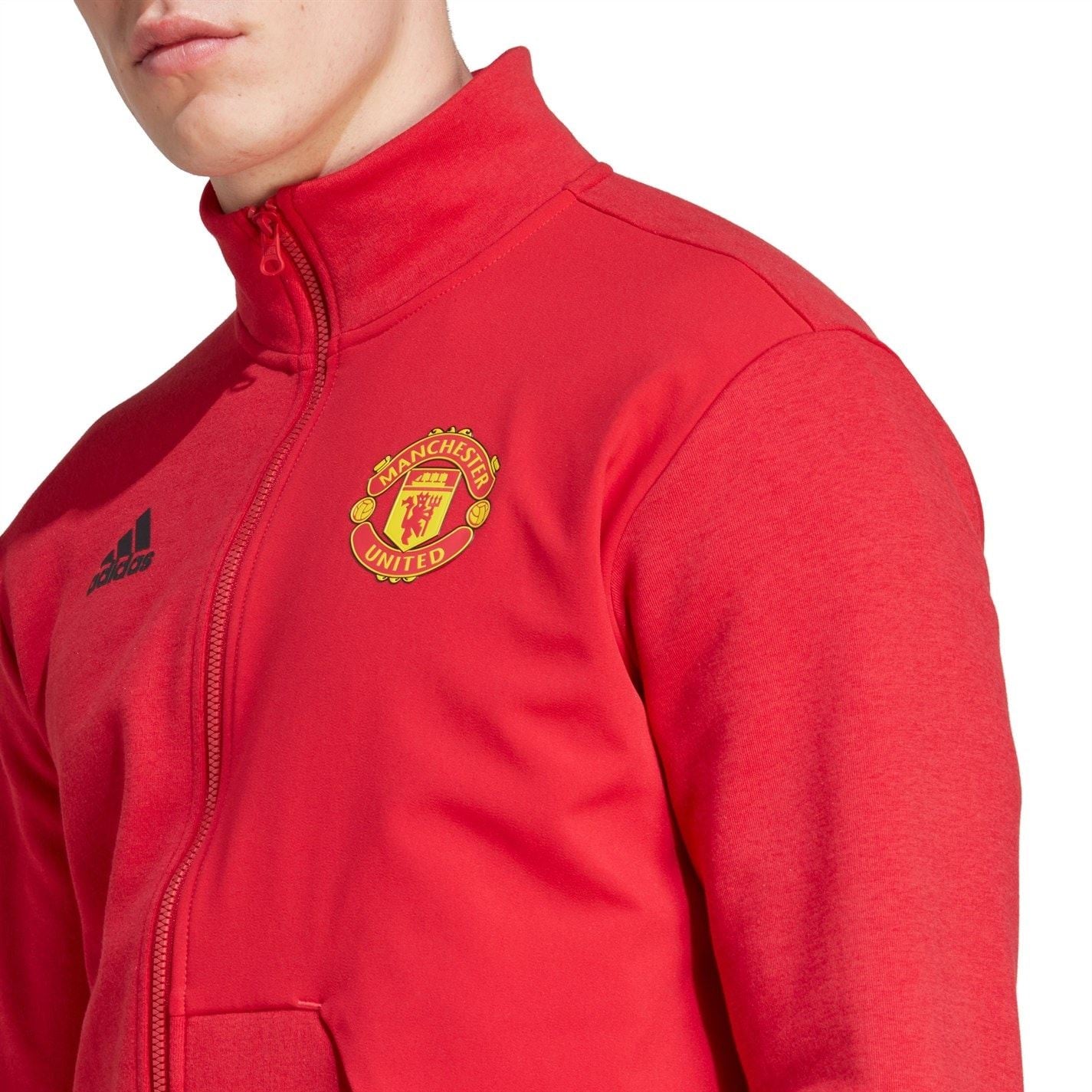 adidas Manchester United Anthem Jacket 2023 2024 Adults
