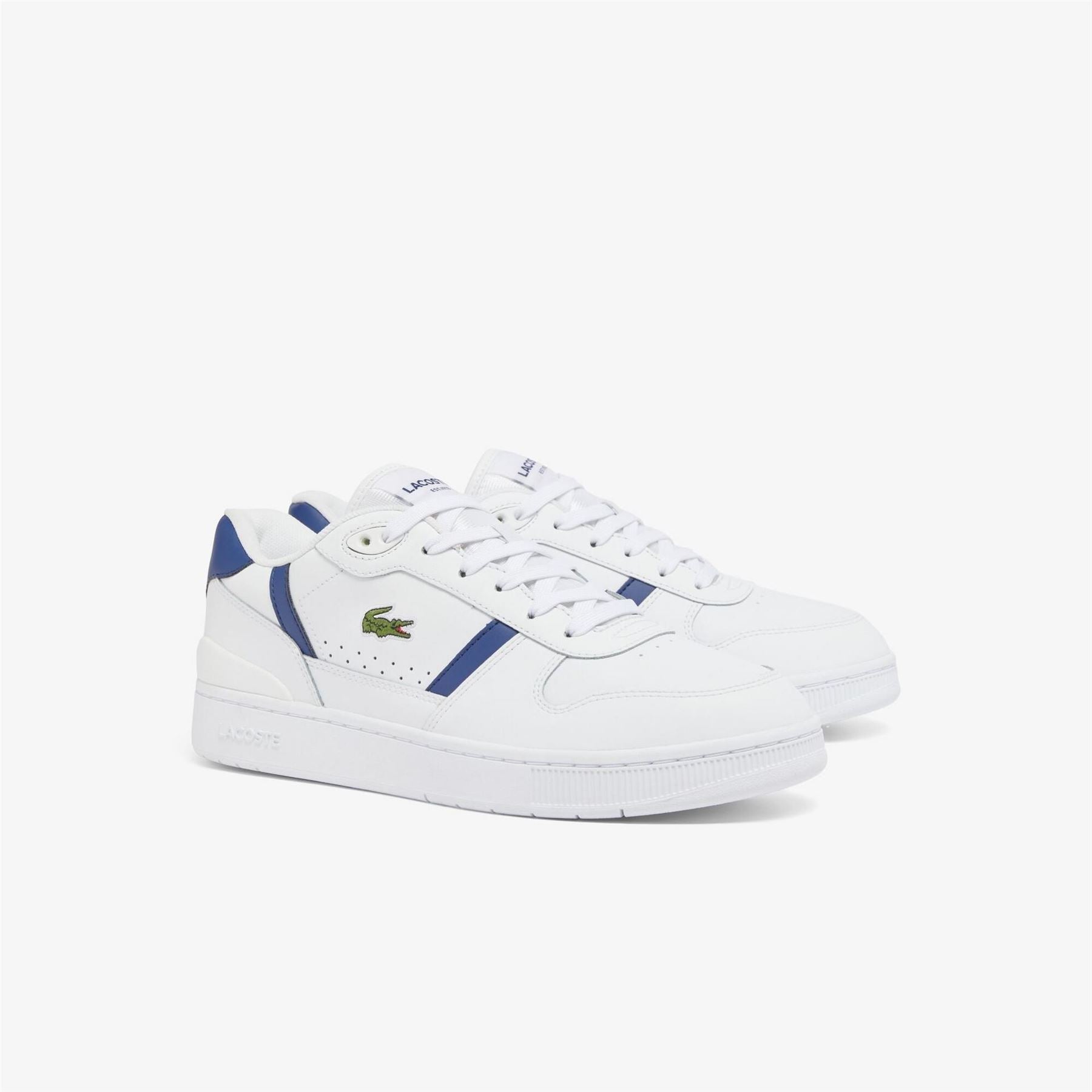 Lacoste T Clip Low Top Crocodile Print Sneakers