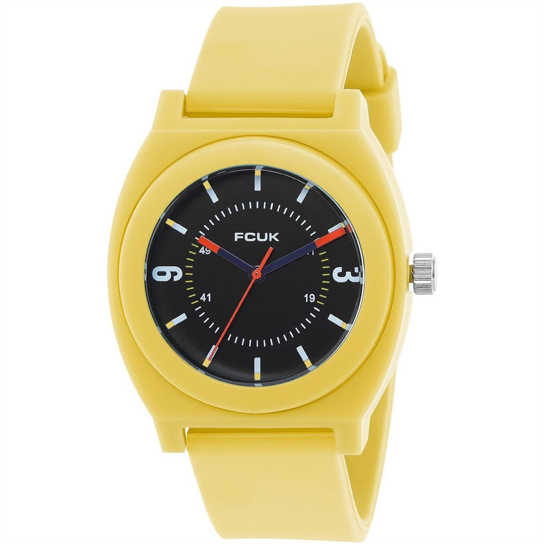 FCUK Analog Black Dial Unisex Watch