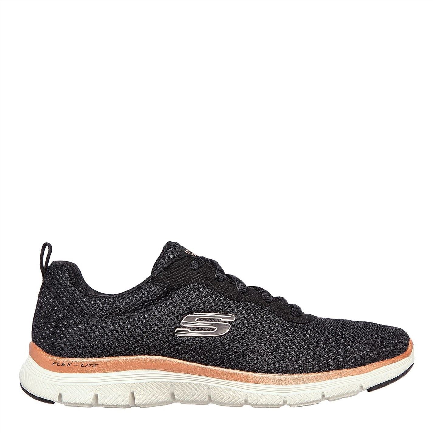 Skechers Flex Low Top Lace-Up Sneakers