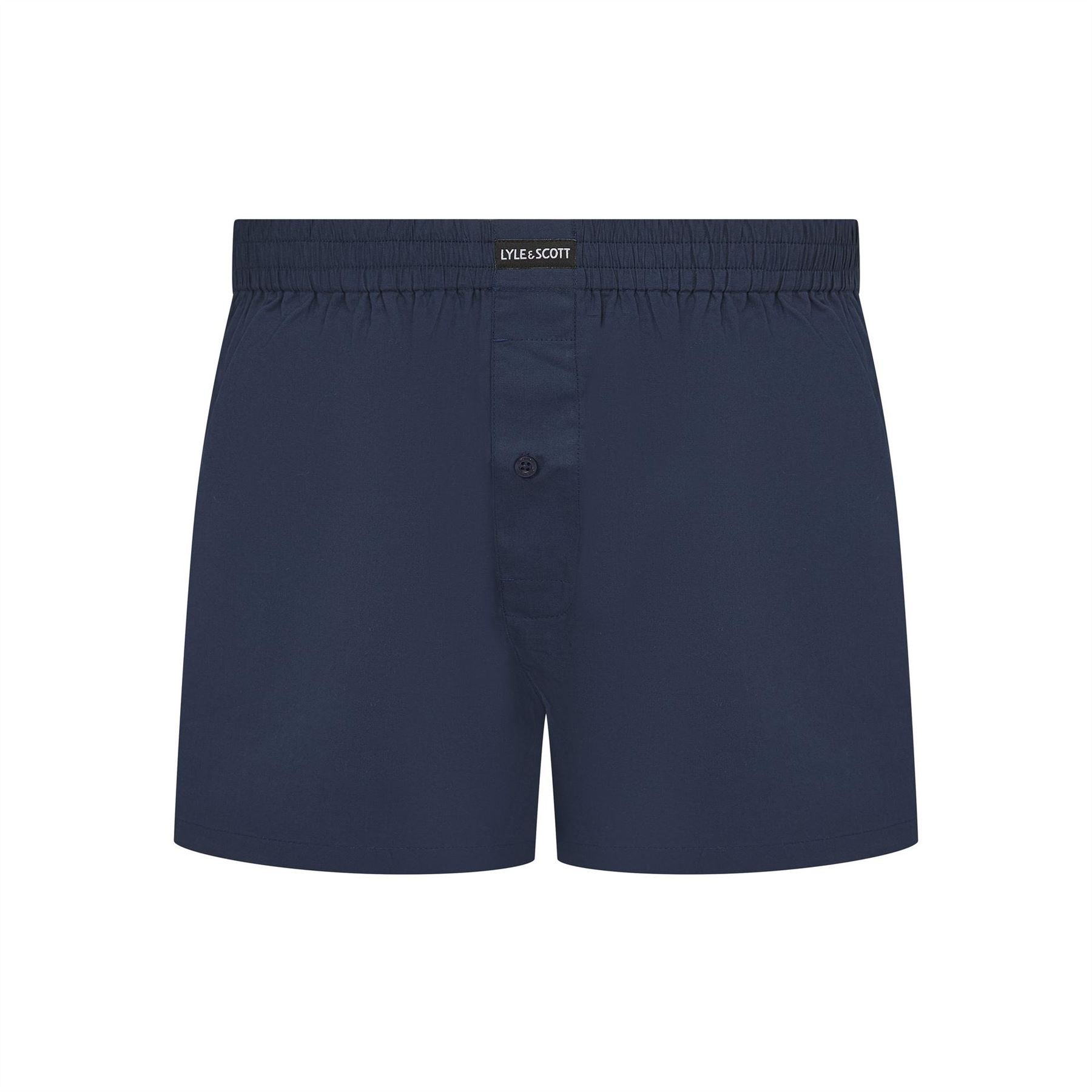 Lyle and Scott 3 Pack Woven Plain Design Boxer Shorts