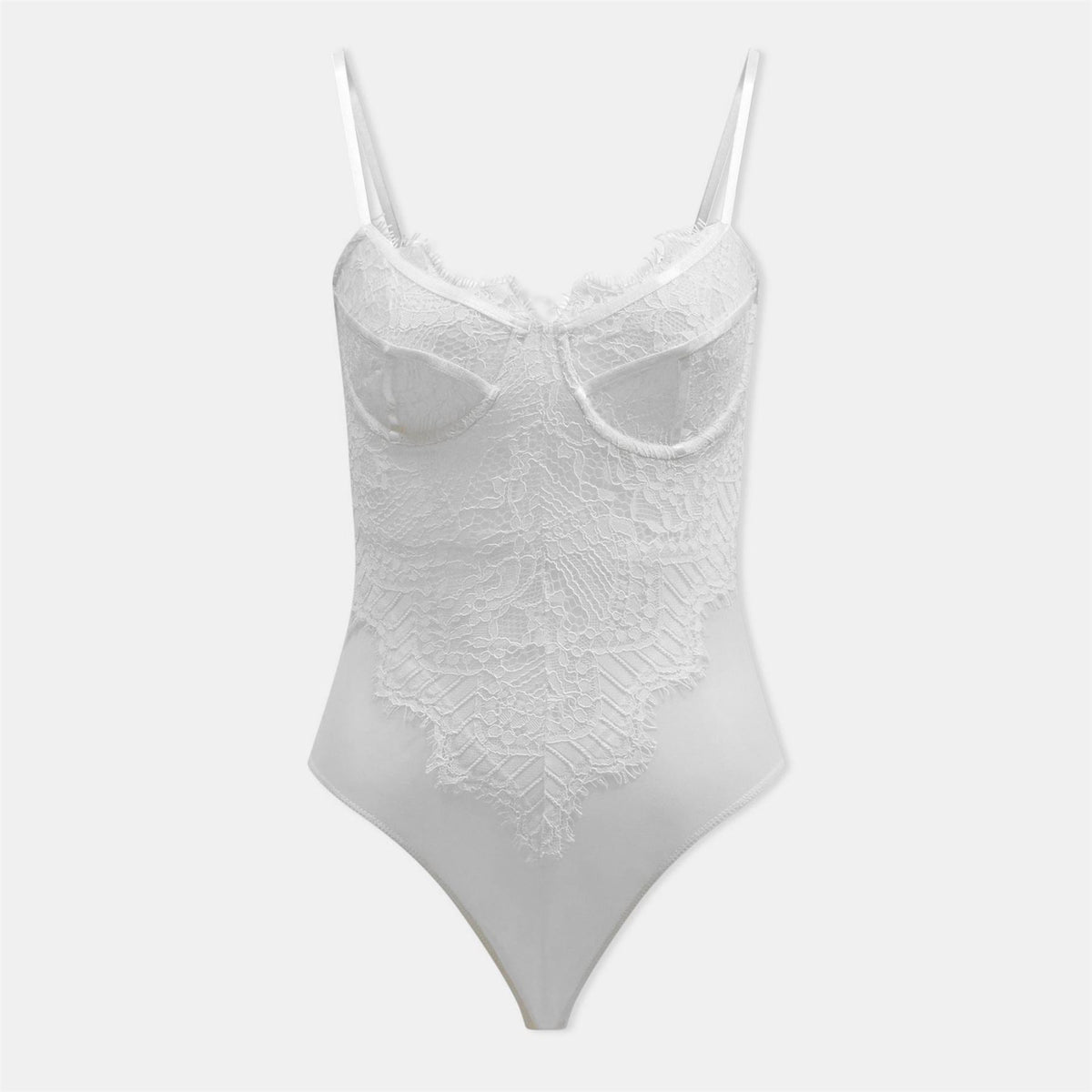Bardot Bitney Lace V Neck Strappy Underwire Bodysuit