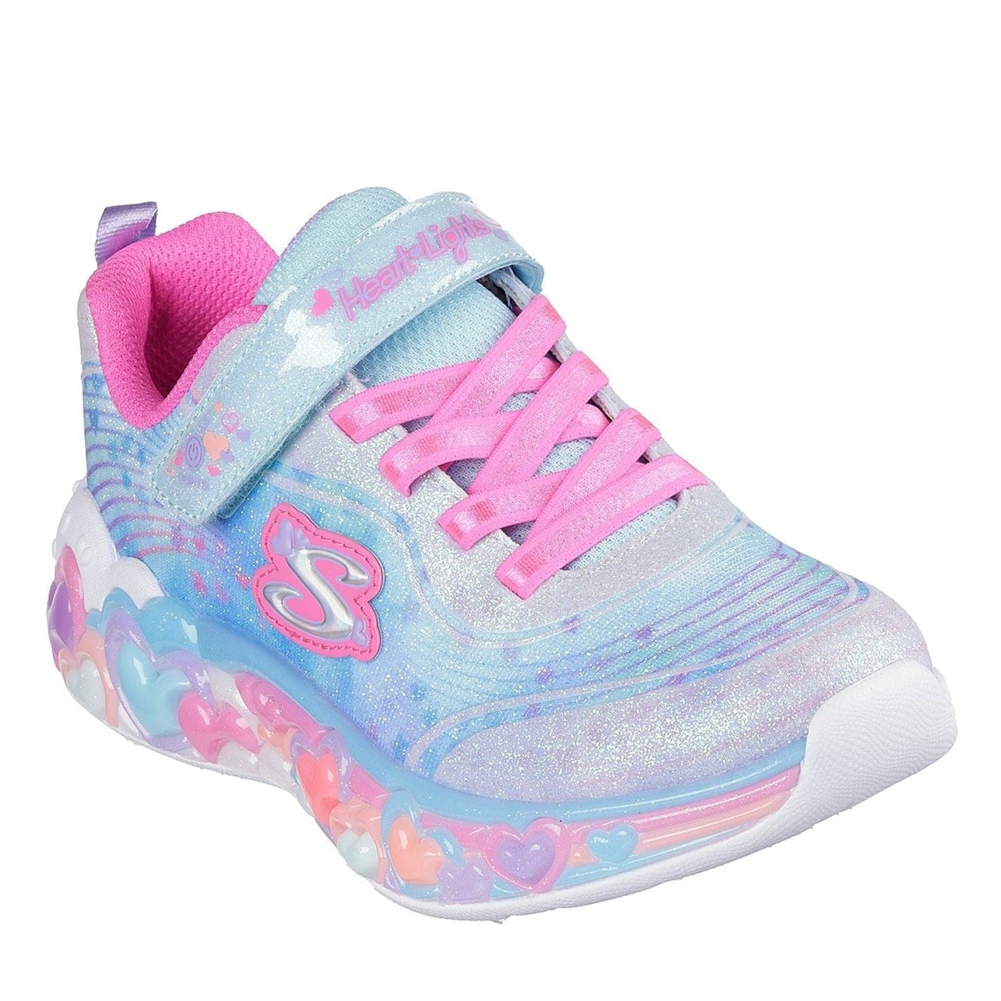 Skechers Eternal Heart Lights Light Up Trainers Girls