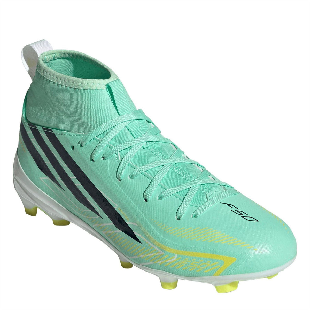 adidas Hyperfast League Mid Firm Ground Football Boots Juniors