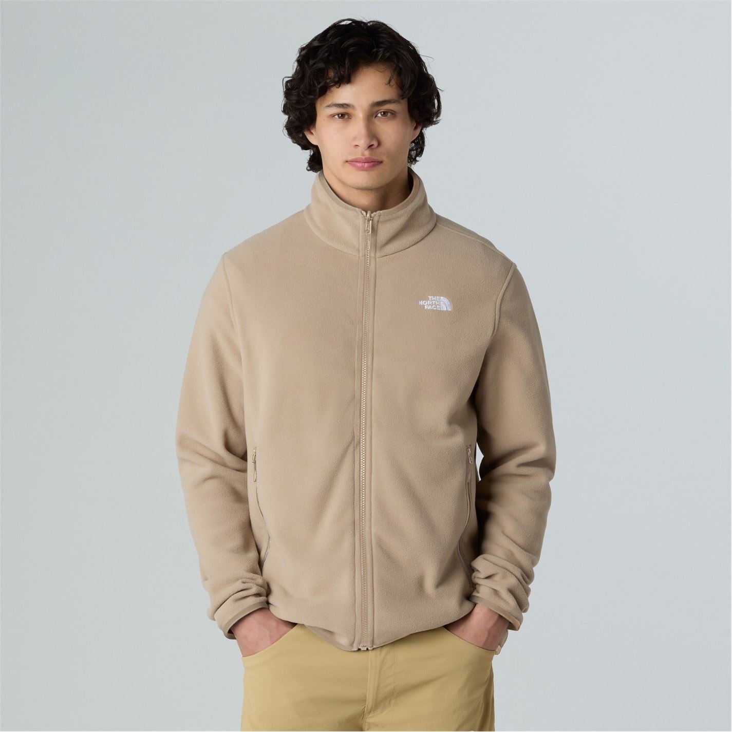 The North Face Mens 100 Glacier Full Zip Fleece