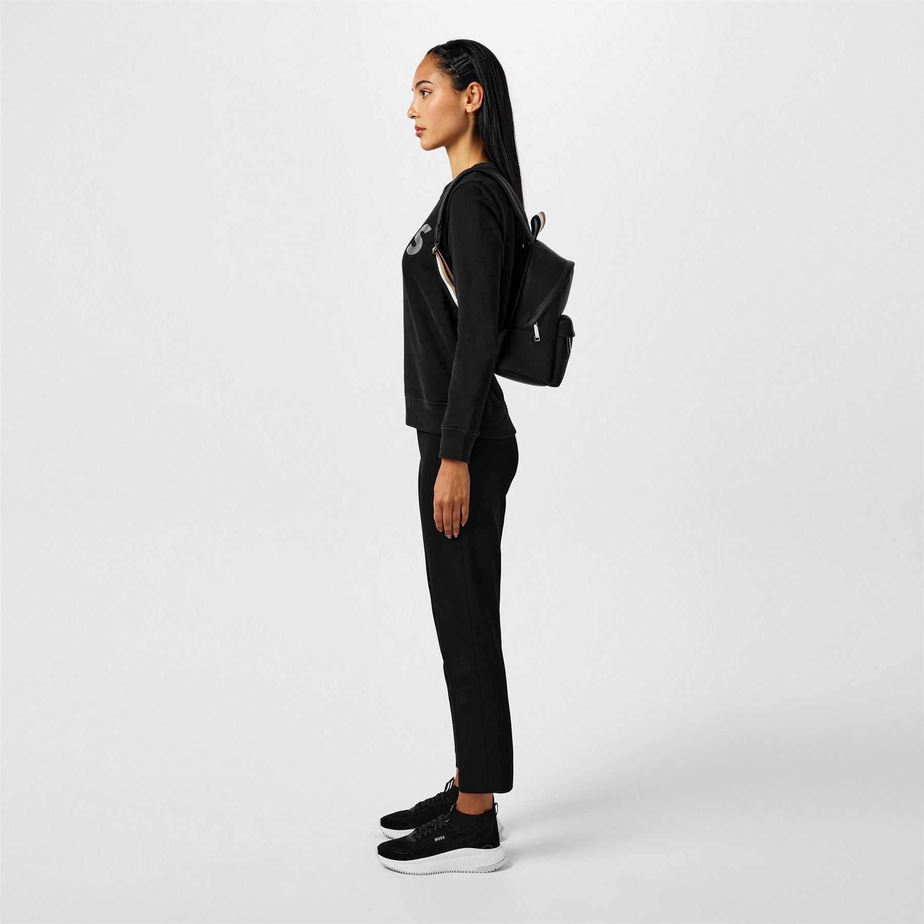 Boss Addison Backpack, Luxurious Textured Leather