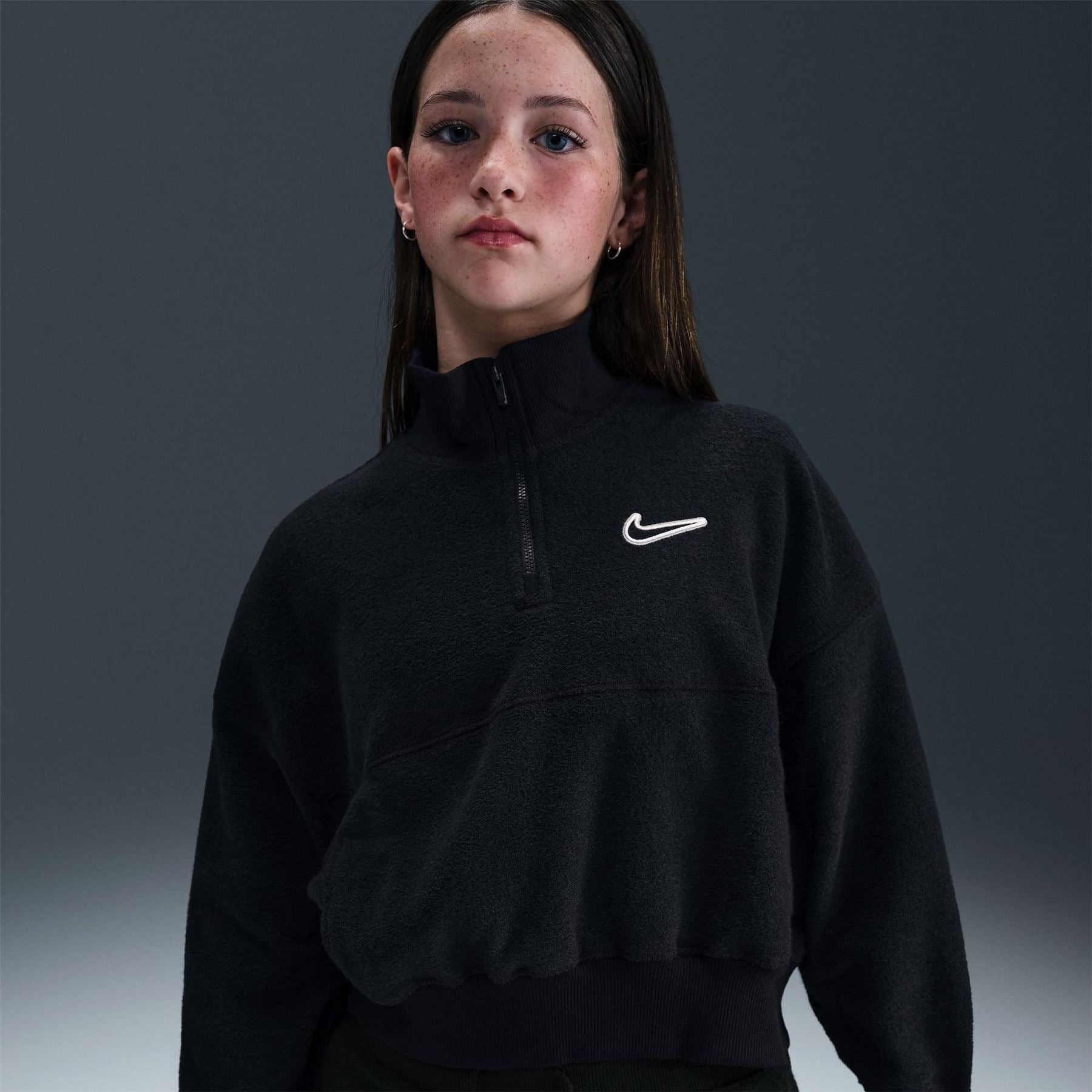 Nike Fleece Long Sleeve Crew Neck Sweatshirt