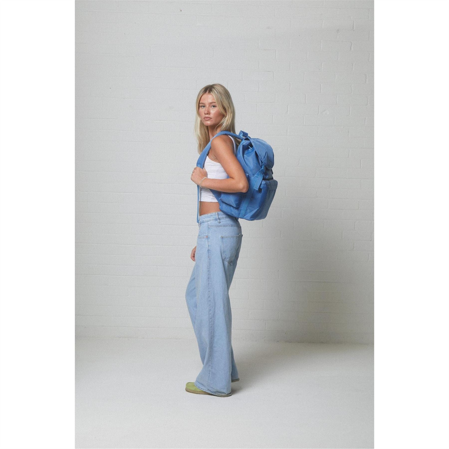 Spiral Arlo Rectangle Shape Backpack with Logo Patch