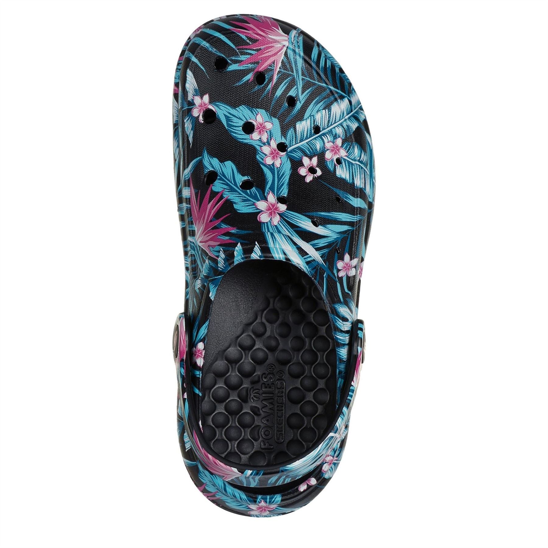 Skechers Archfitwave Closed Toe Leaf Print Shuv Sandals
