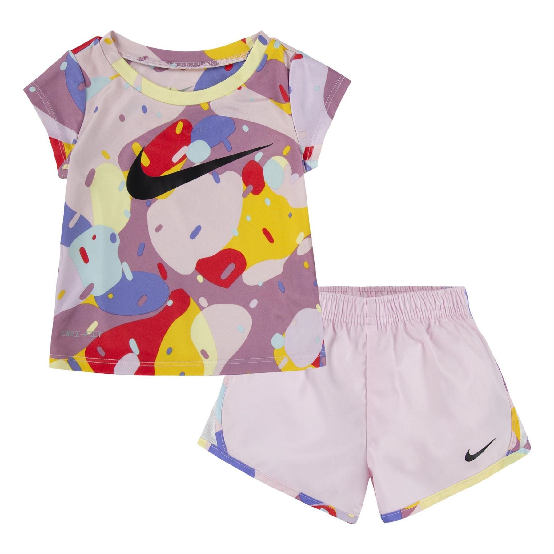 Nike Printed Top And Shorts Set Babies