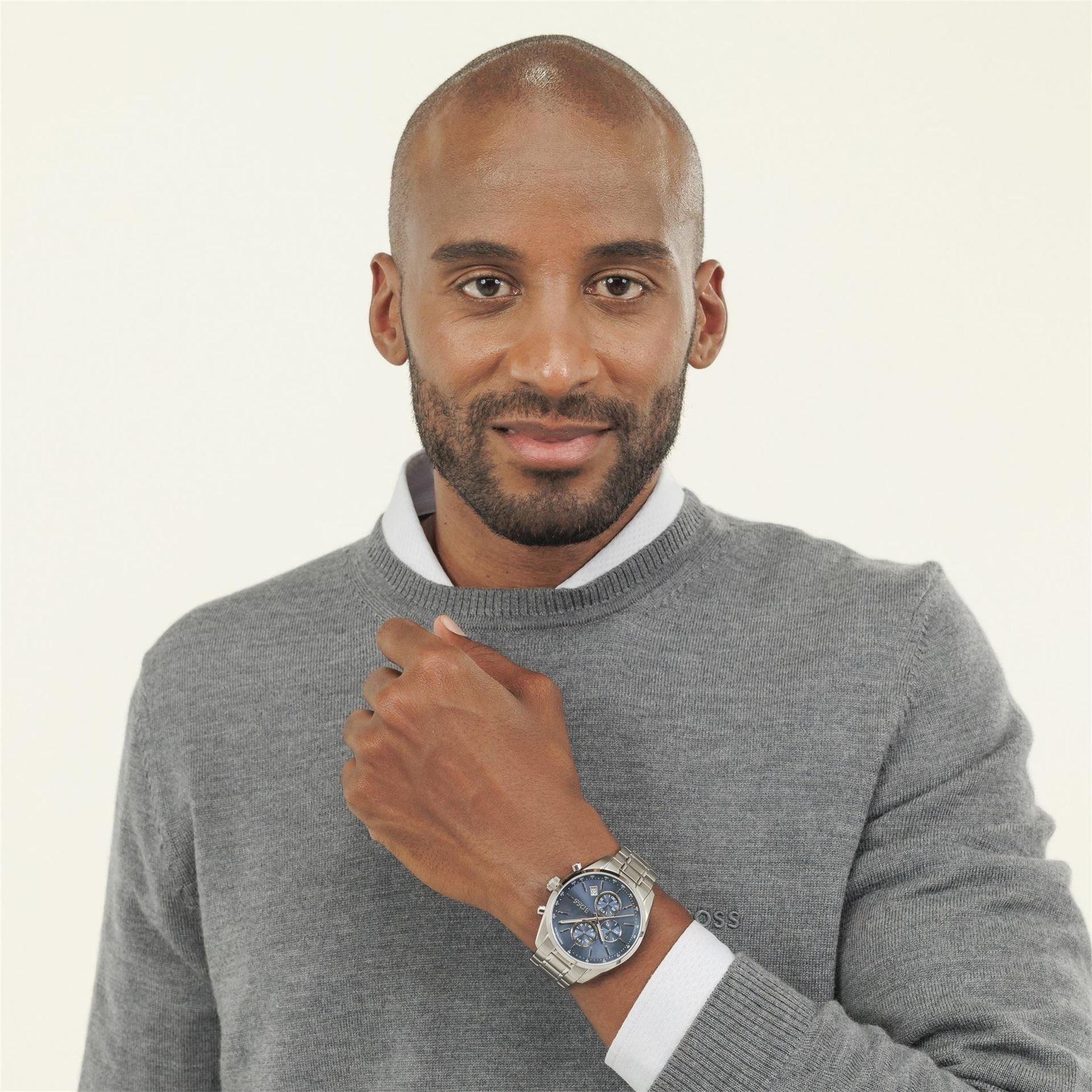 Boss Grand Prix Stainless Steel Watch