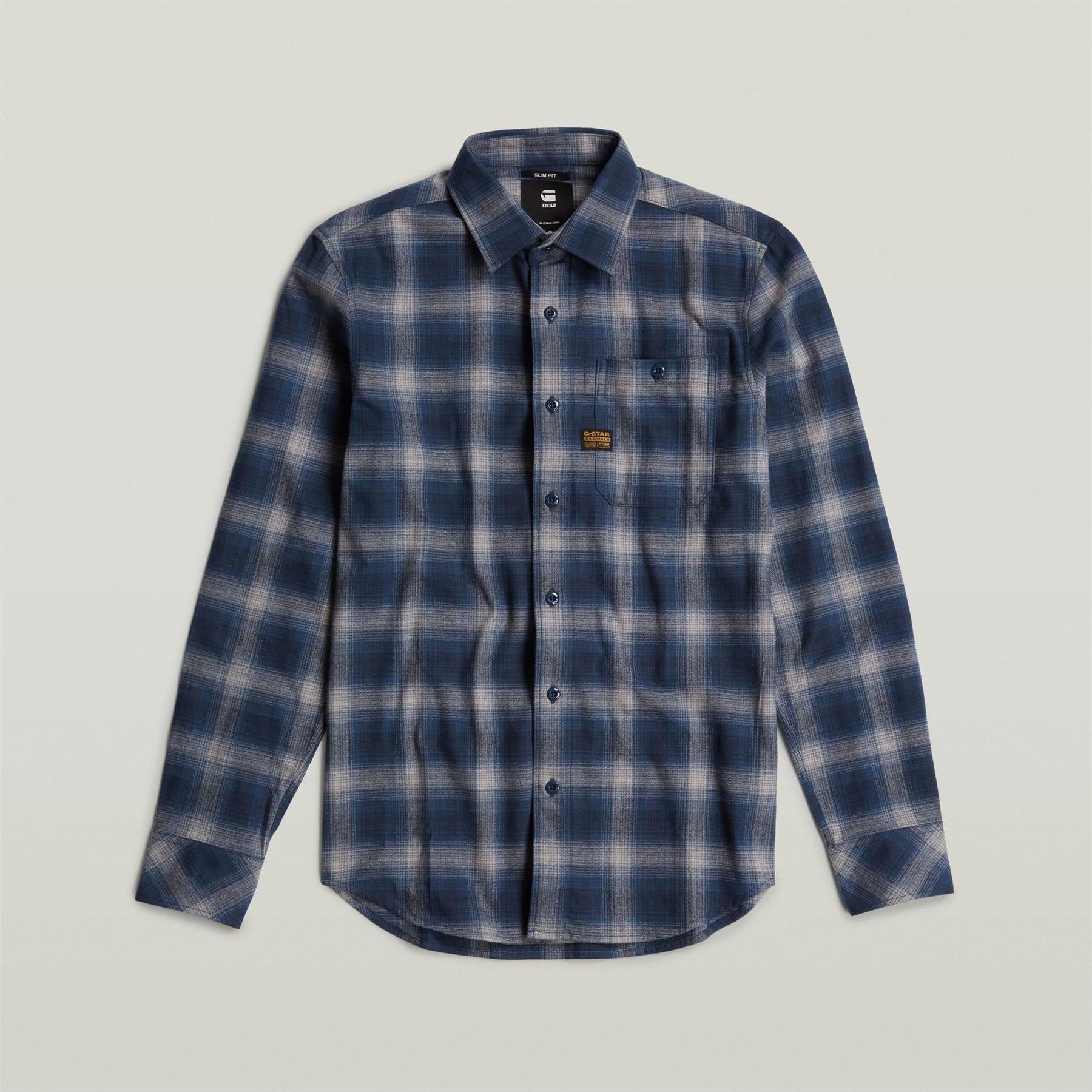 G Star Bristum Checked Long Sleeve Patterned Shirt