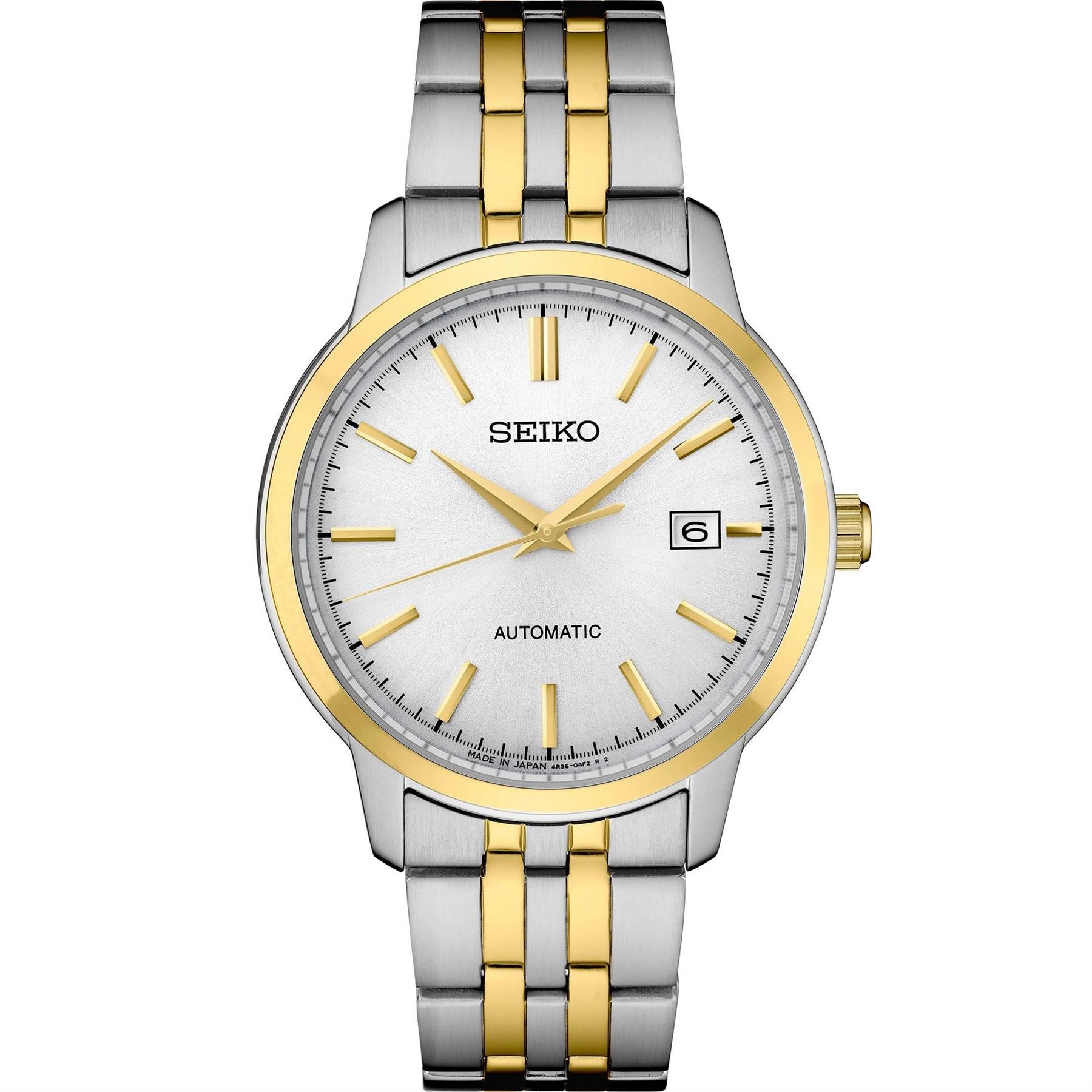Seiko Date Steel Bracelet Analogue Dress Watch