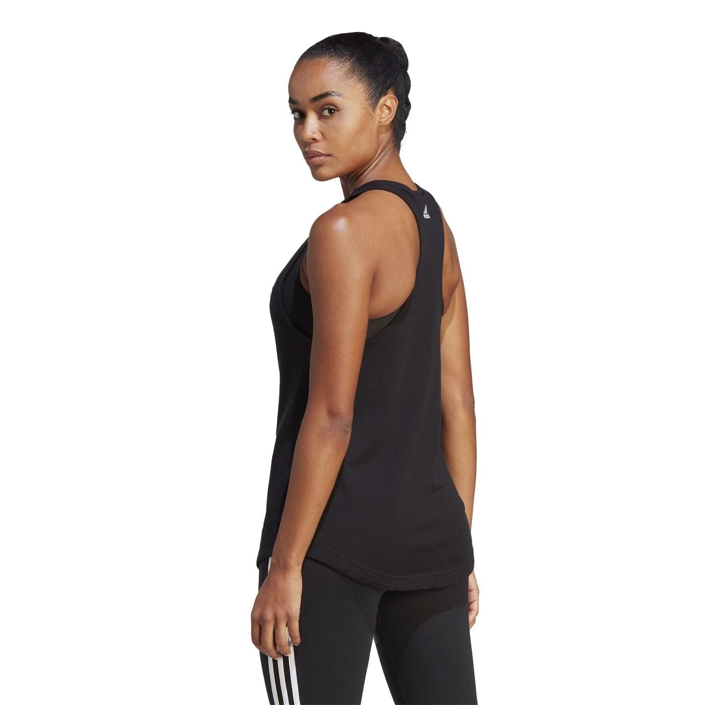 adidas Womens Essentials Linear Loose Tank Top
