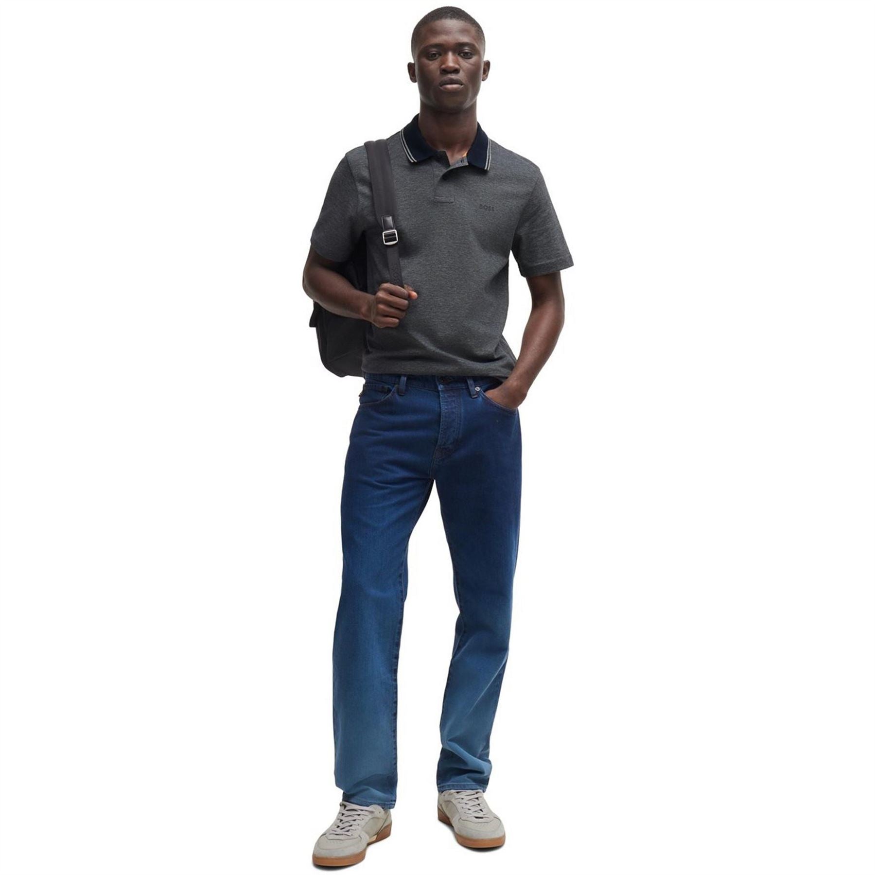 Boss Peoxfordnew Short Sleeve Polo Shirt