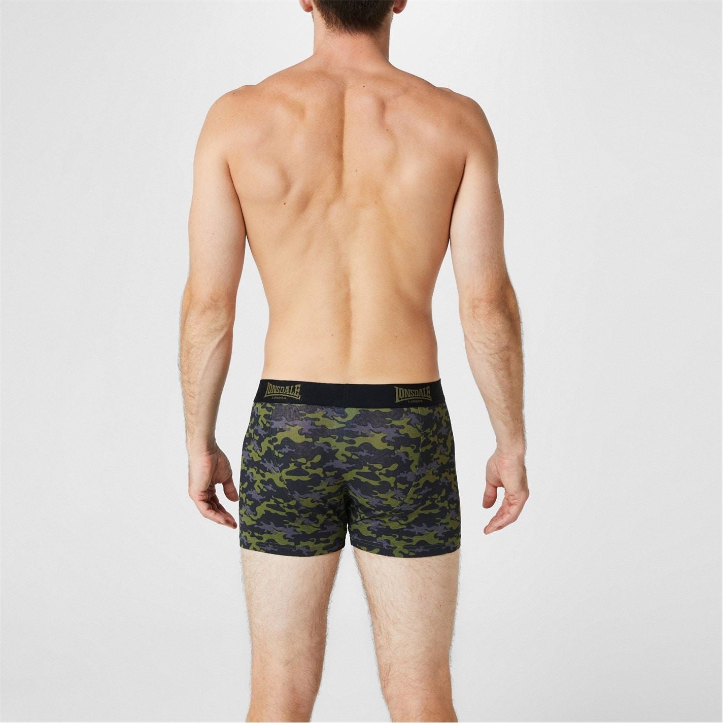 Lonsdale Mens 2 Pack Trunk