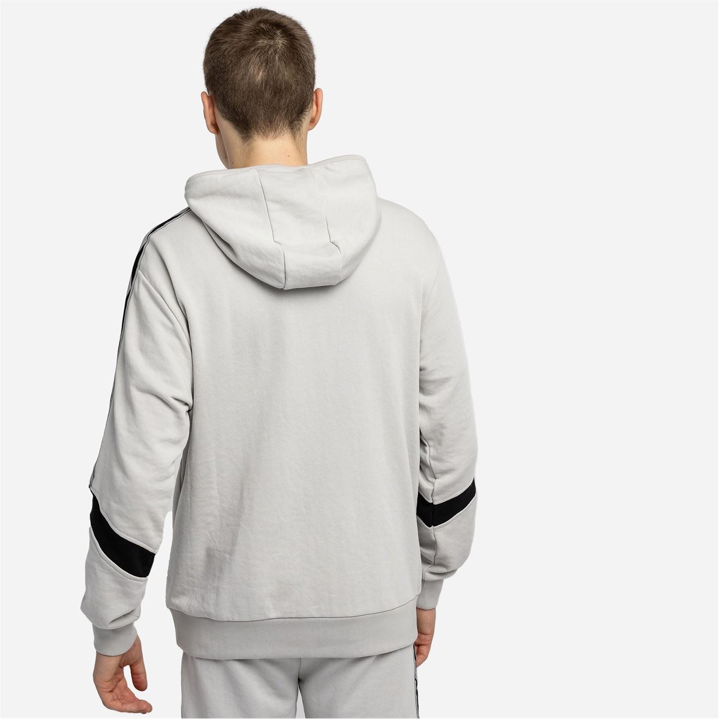 Umbro Diamond Geometric Patterned Hooded Neck Ribbed Cuff Sweatshirt