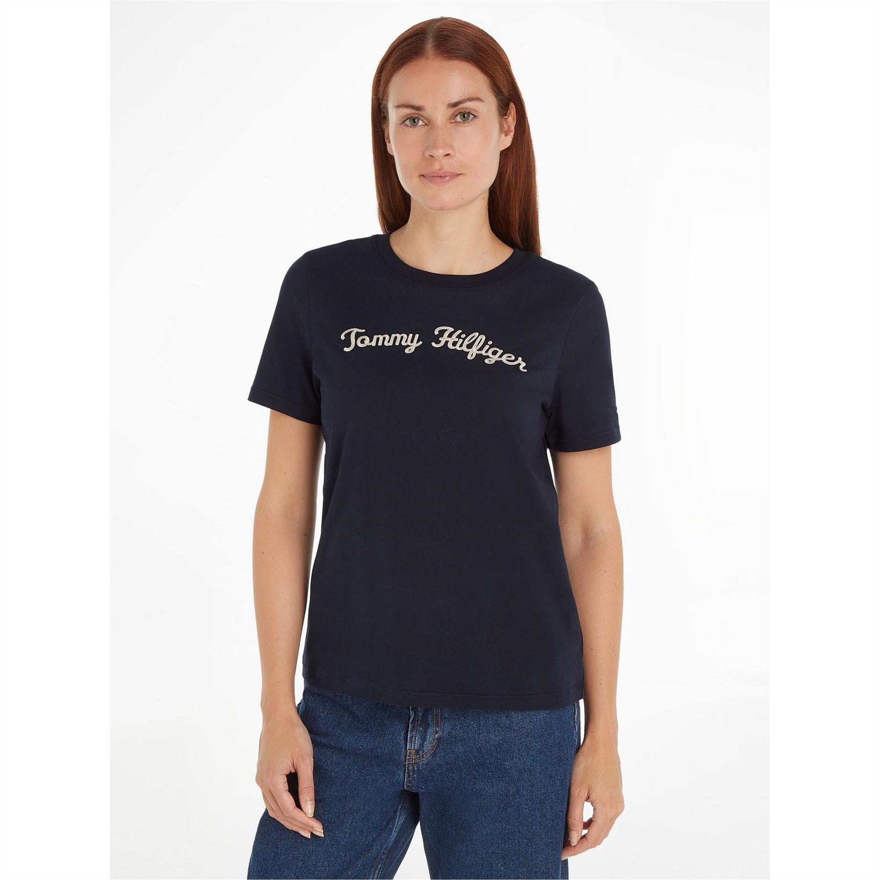 Tommy Hilfiger Script Short Sleeve Regular Fit T-Shirt