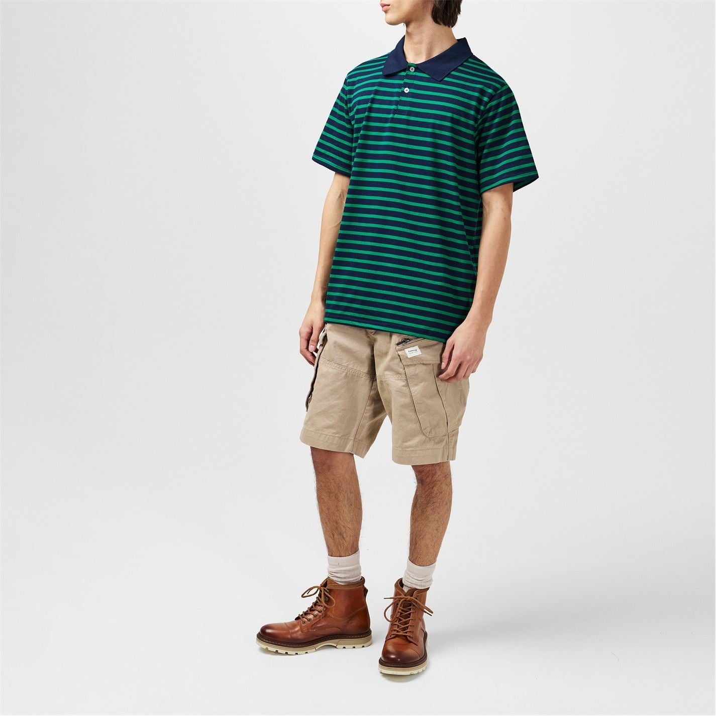 Firetrap Striped Polo