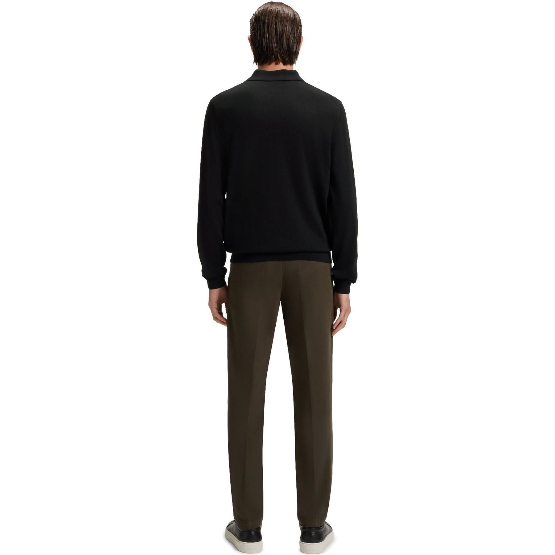 Boss Collared Neck Long Sleeve Regular Fit Shirt