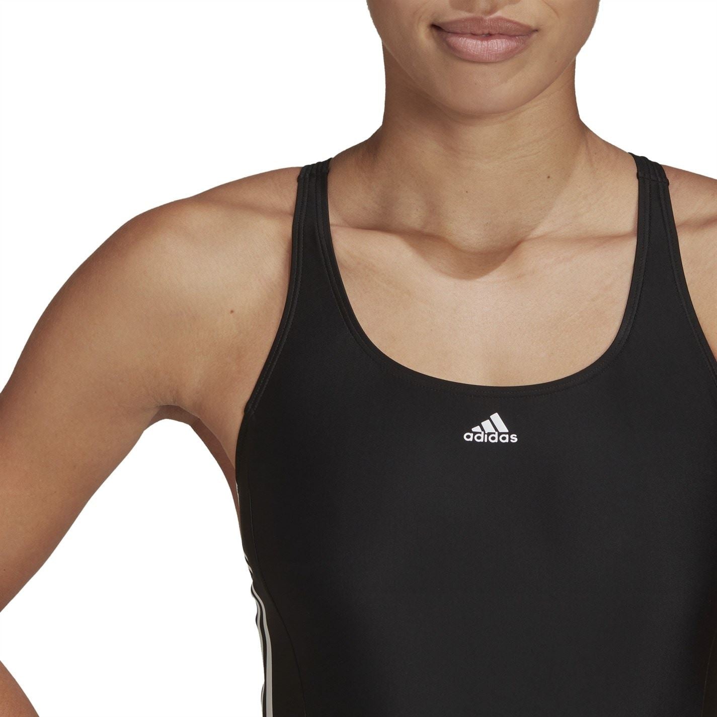 adidas Womens Classic 3 Stripes Swimsuit