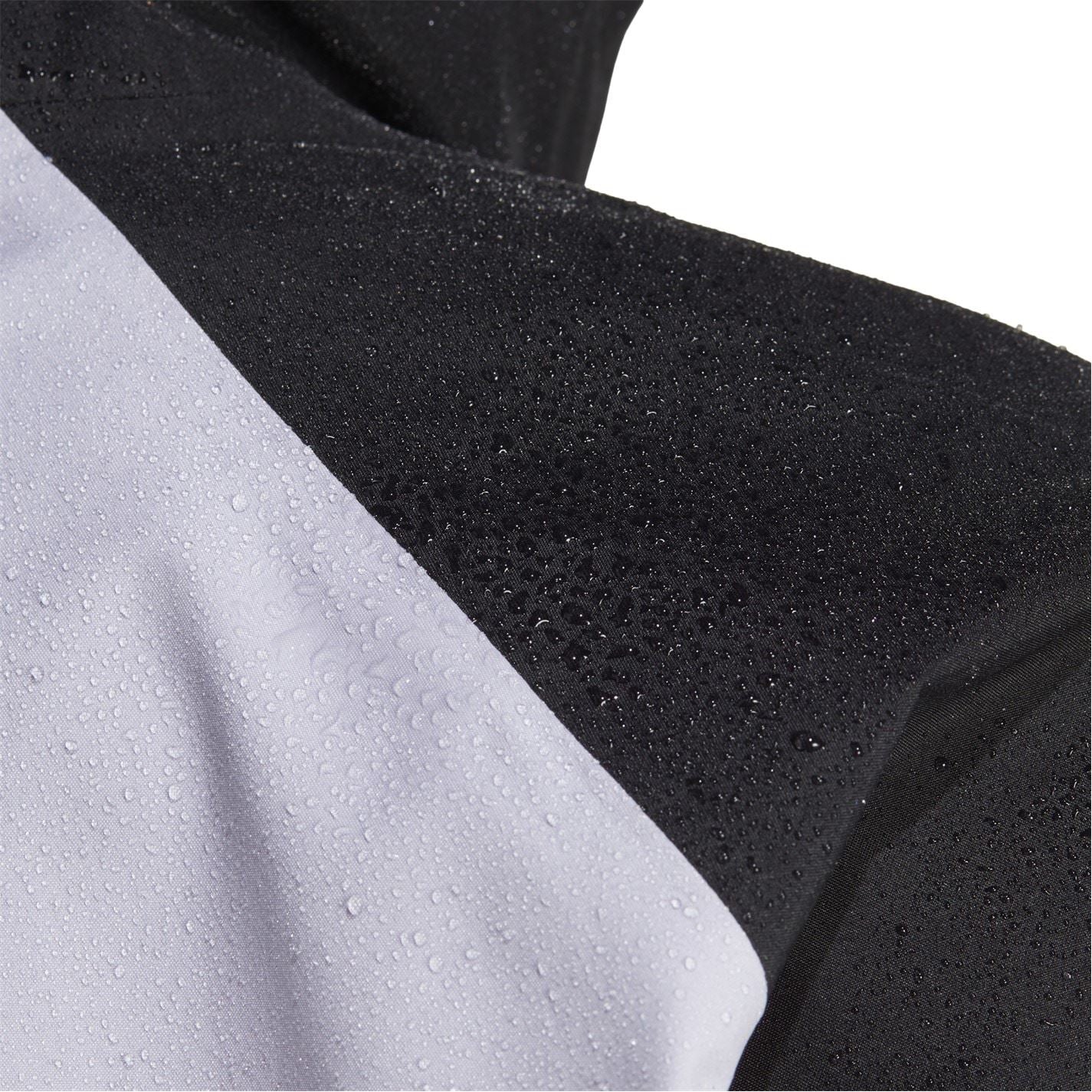 adidas Color Block Hooded Full Zipper Shell Jacket with Zipped Pocket