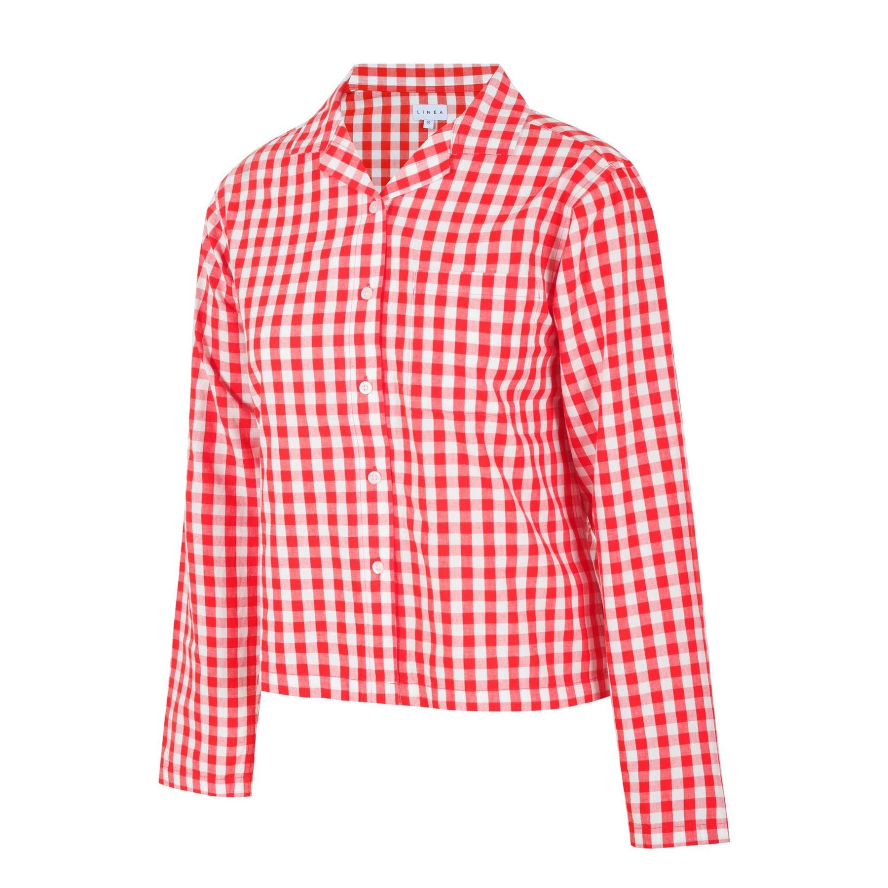 Linea Boxy Relaxed Fit Long Sleeve Pyjama Top