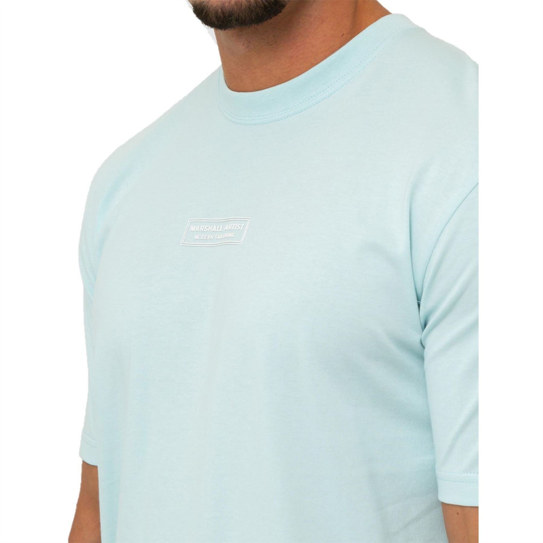 Marshall Artist Logo Print Crew Neck Short Sleeve T-Shirt