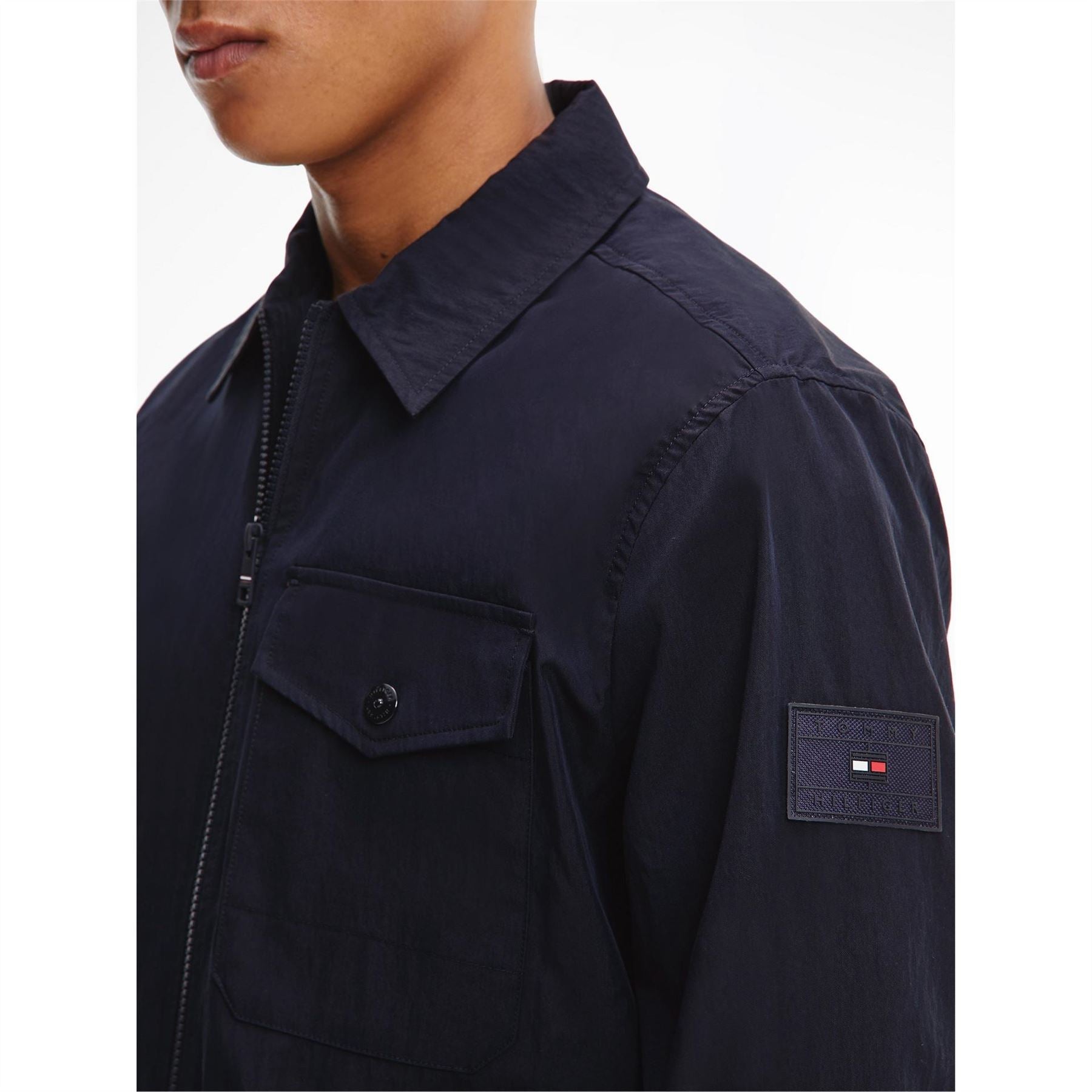 Tommy Hilfiger  Long Sleeve Zip Overshirt