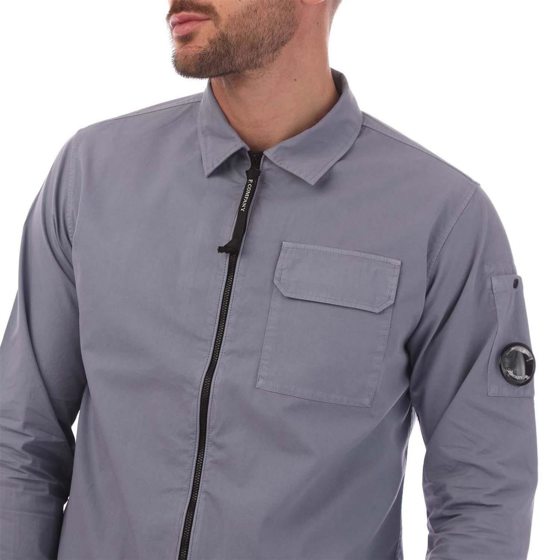 CP Company Gabardine Full Zip Overshirt