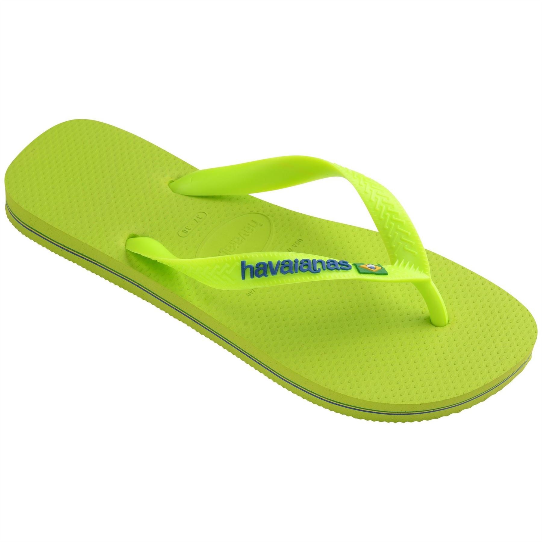 Havaianas Solid Patterned Brasil Thong Toe Flip Flops