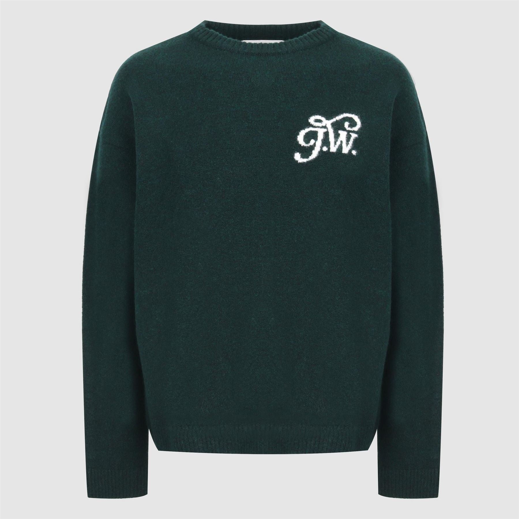 Jack Wills Embroidered Signature Print Crew Neck Long Sleeve Sweater