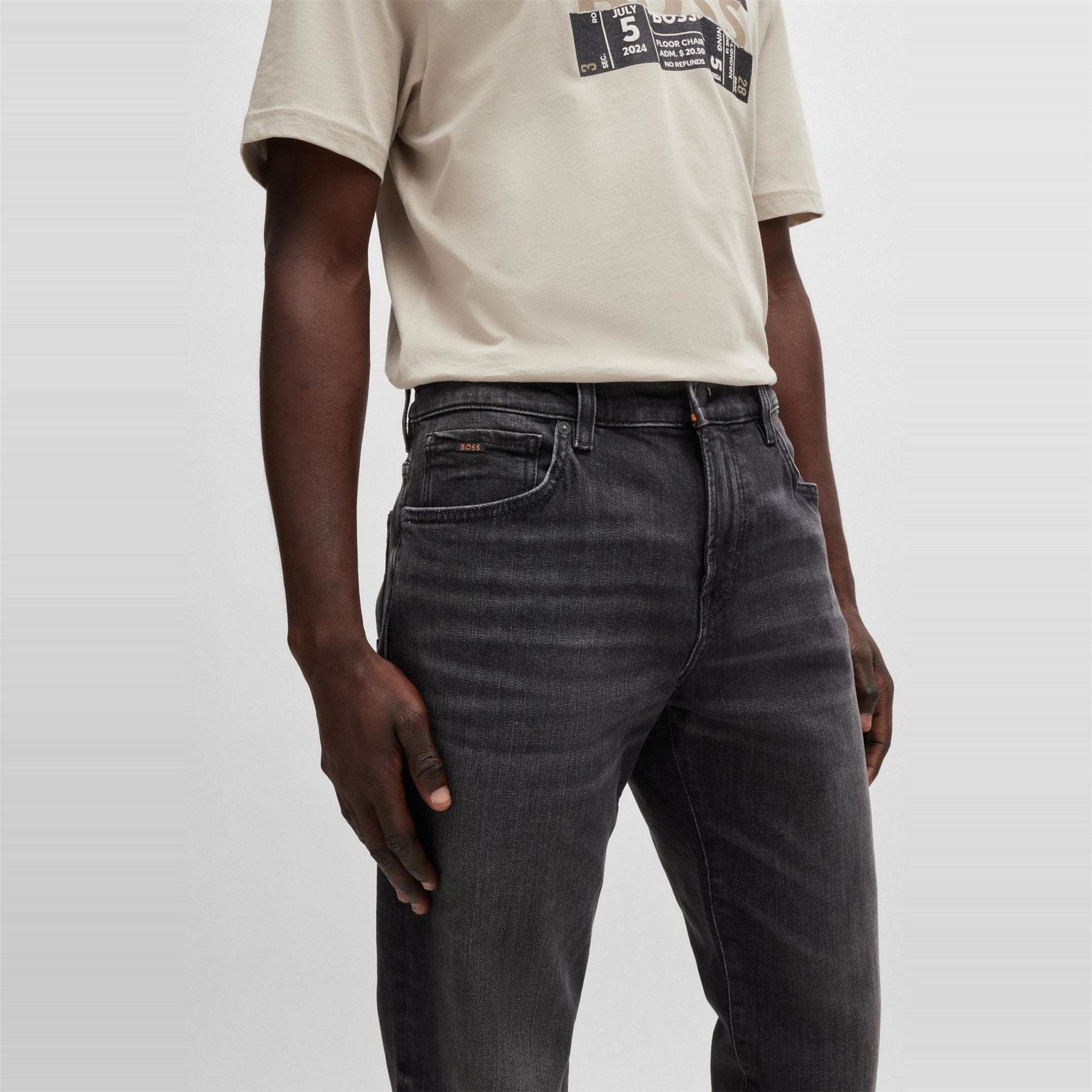 Boss Slim Fit Five Pocket Design Jeans