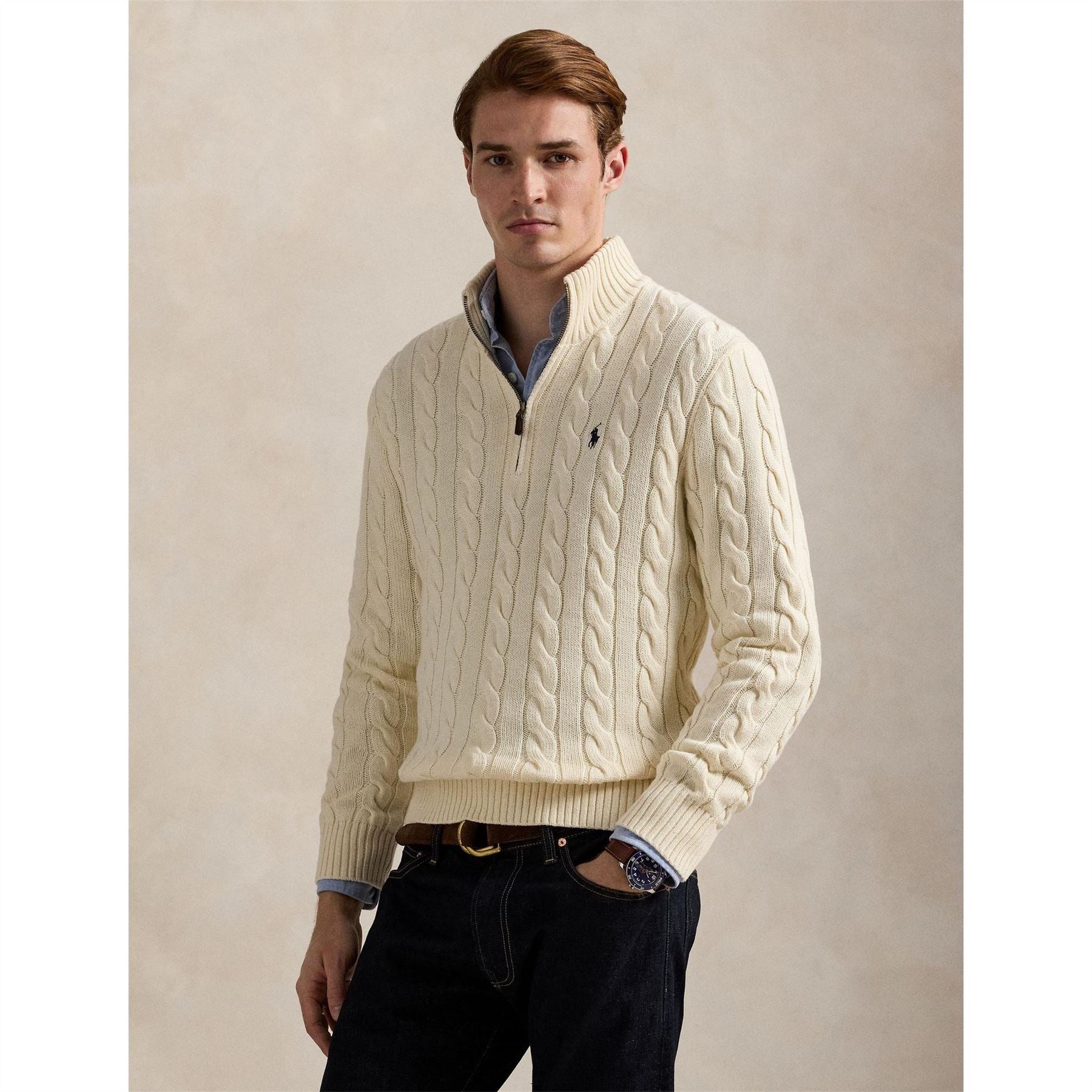 Polo Ralph Lauren Quarter Zip Knit Jumper