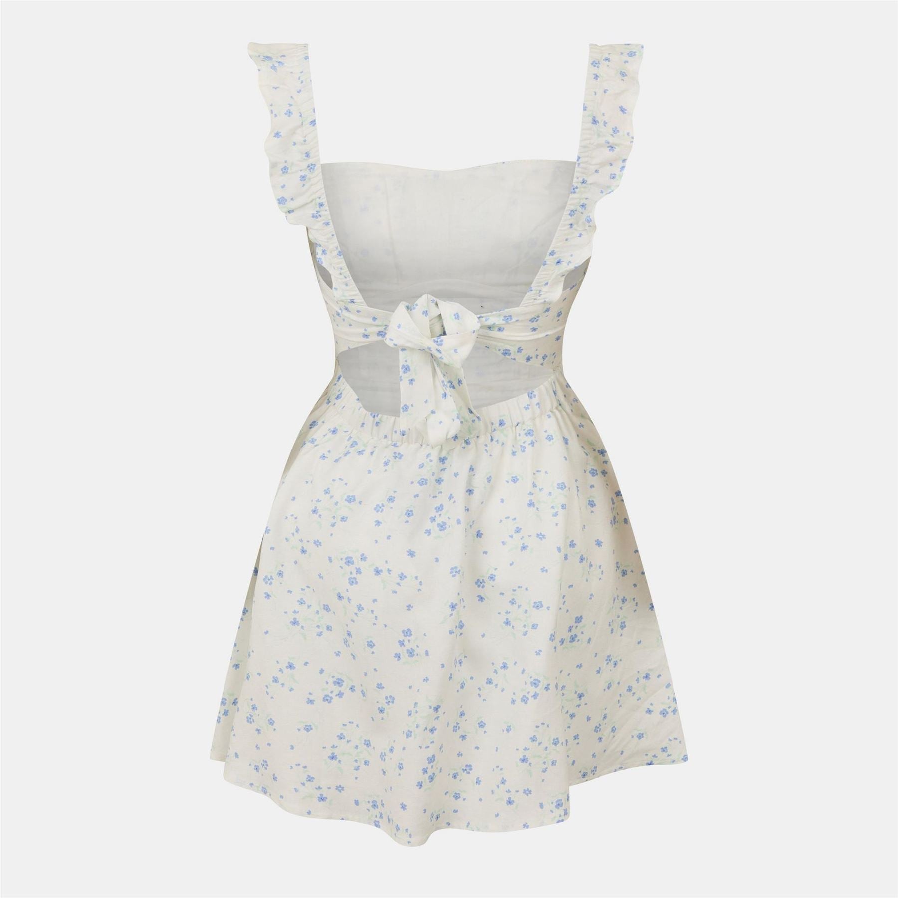 Jack Wills Patterned Tie Back Dress