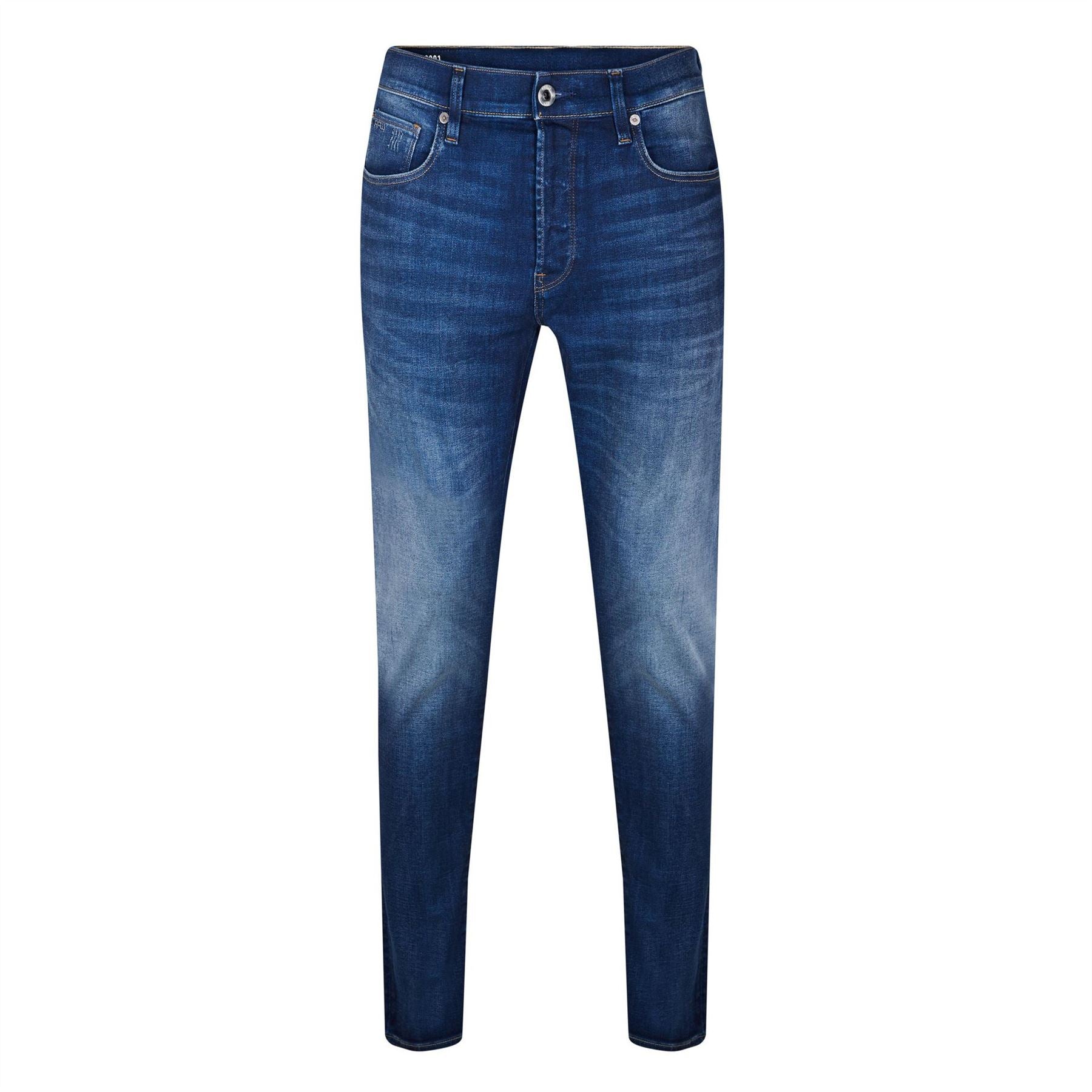 G Star Slim Fit Jeans In Blue Black Stretch Denim